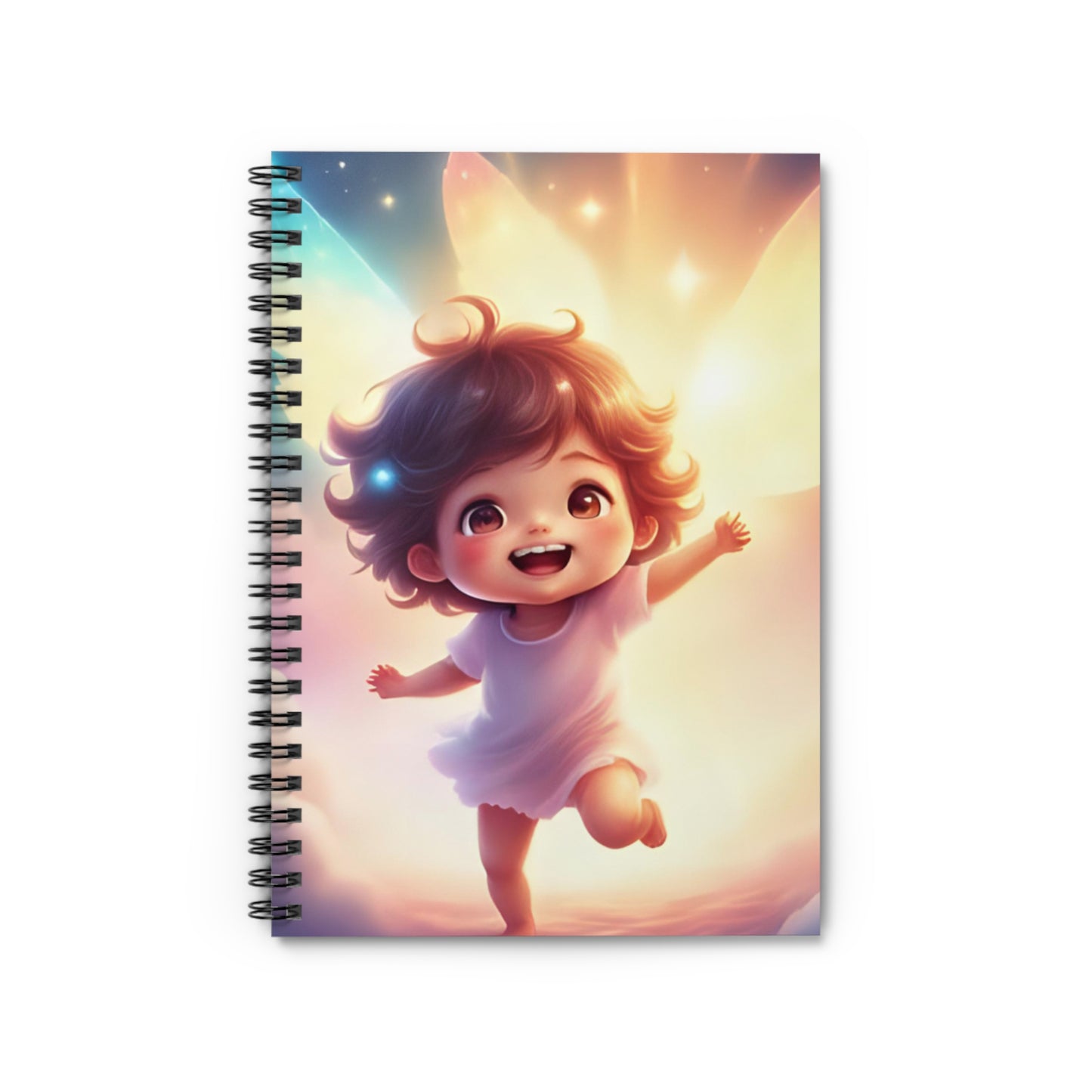 Whimsical Fairy Child Spiral Notebook - Perfect for Writing, Journaling, Gifts, School Supplies, Home Office