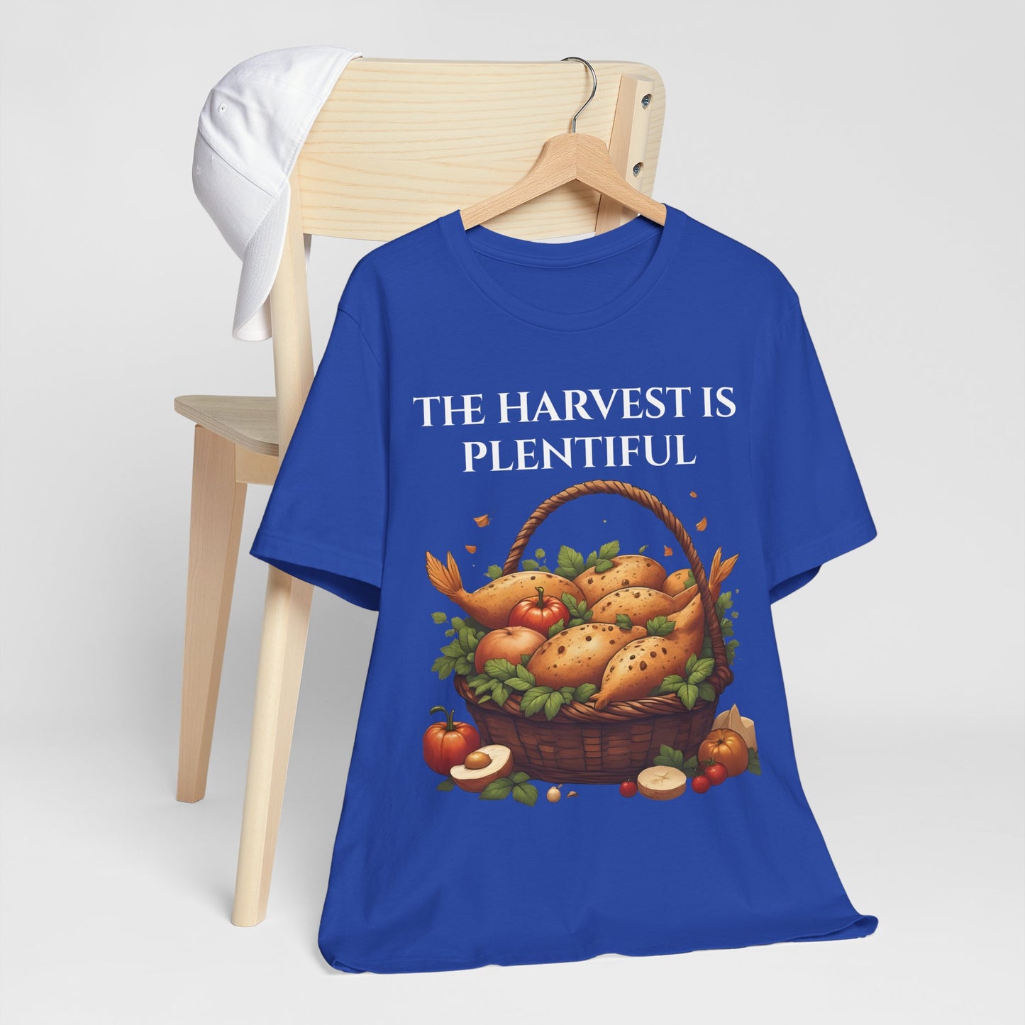 Harvest Inspired Unisex Tee: Celebrate Seasonal Abundance, Fall Fashion, Thanksgiving Shirt, Gardening Gift, Vintage Farm Style