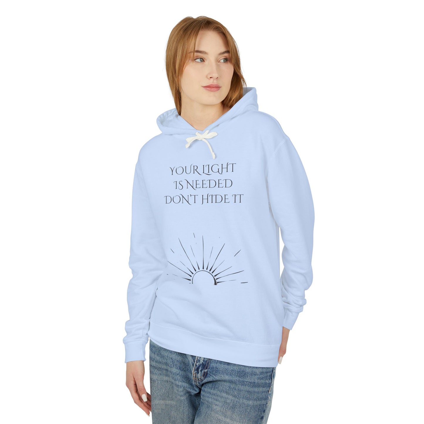Inspire Others Hoodie, Lightweight Pullover, Motivational Sweatshirt, Unisex Gift, Cozy Apparel for All Occasions