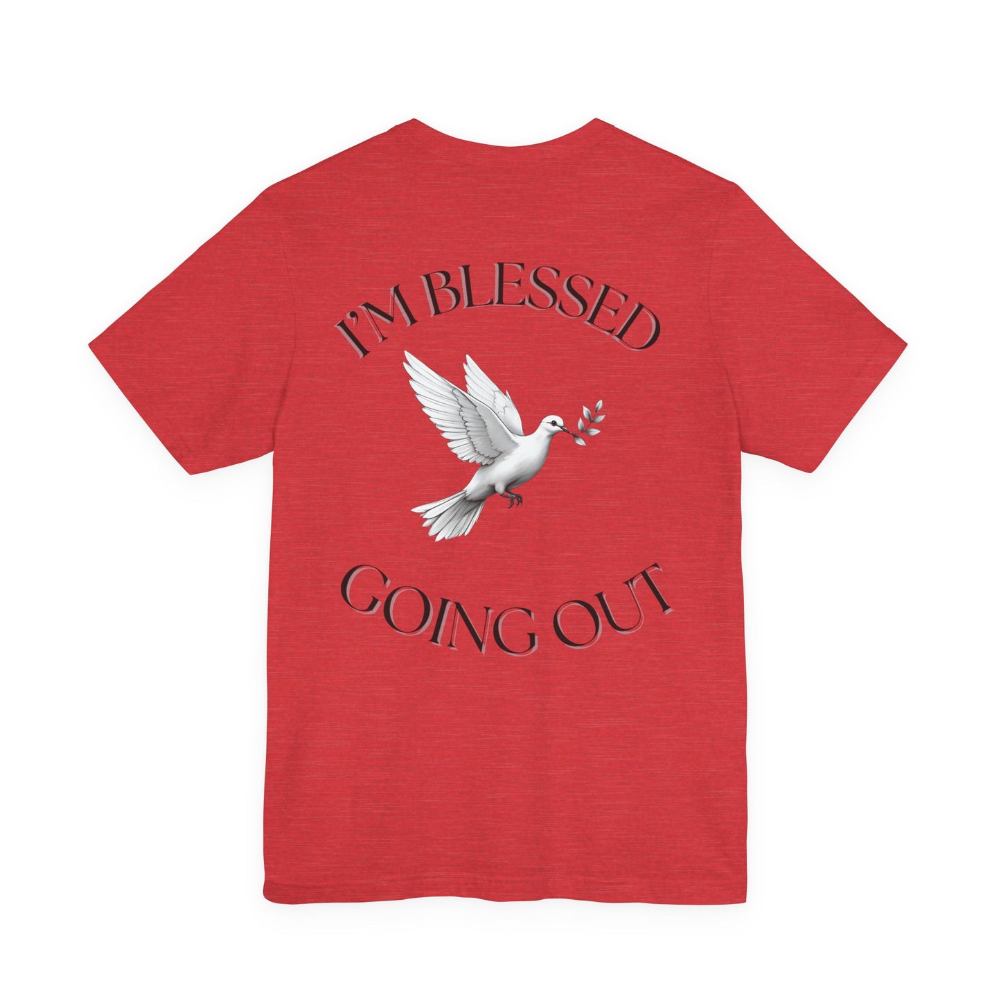 Blessed Message Unisex Tee, Spiritual Shirt, Faith-Based Apparel, Inspirational Gift, Everyday Comfort Wear