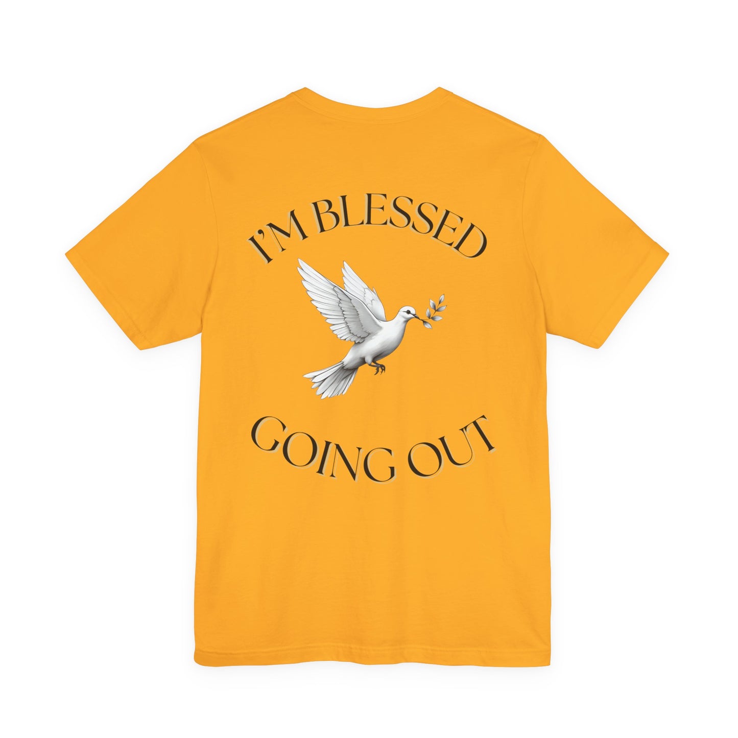 Blessed Message Unisex Tee, Spiritual Shirt, Faith-Based Apparel, Inspirational Gift, Everyday Comfort Wear