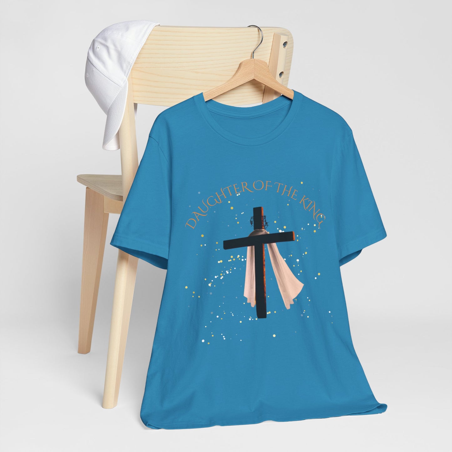 Christian Inspirational Tee, Daughters of the King Shirt, Faith-Based Apparel, Unisex Graphic Tee, Gift for Women
