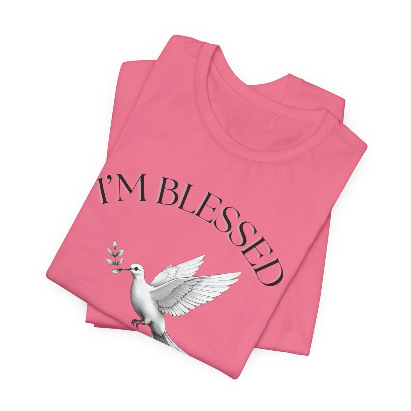Blessed Message Unisex Tee, Spiritual Shirt, Faith-Based Apparel, Inspirational Gift, Everyday Comfort Wear