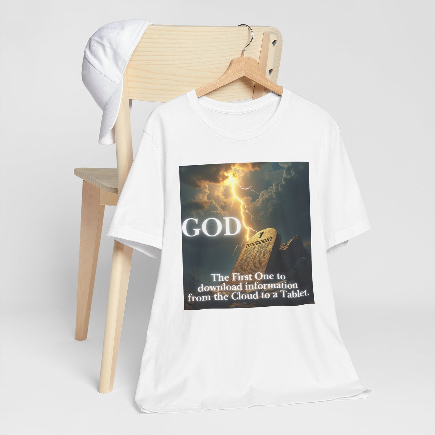 Religious T-Shirt, God inspired, Gift for Christians, Inspirational Tee, Heaven and Tech Shirt, Religious Apparel