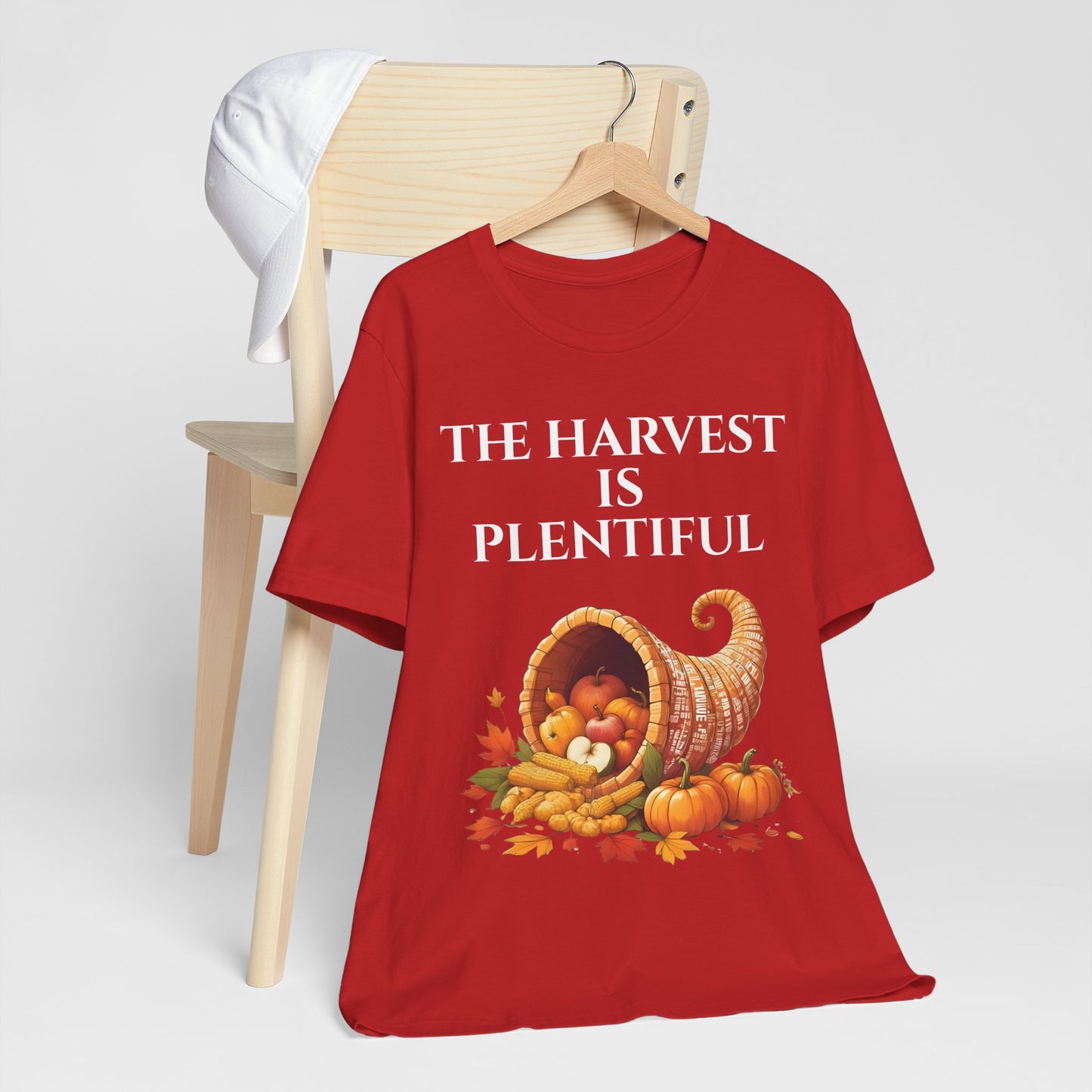 Harvest Plentiful Tee - Unisex Fall T-Shirt for Thanksgiving, Autumn Gatherings, Seasonal Celebrations, Cozy Outfits