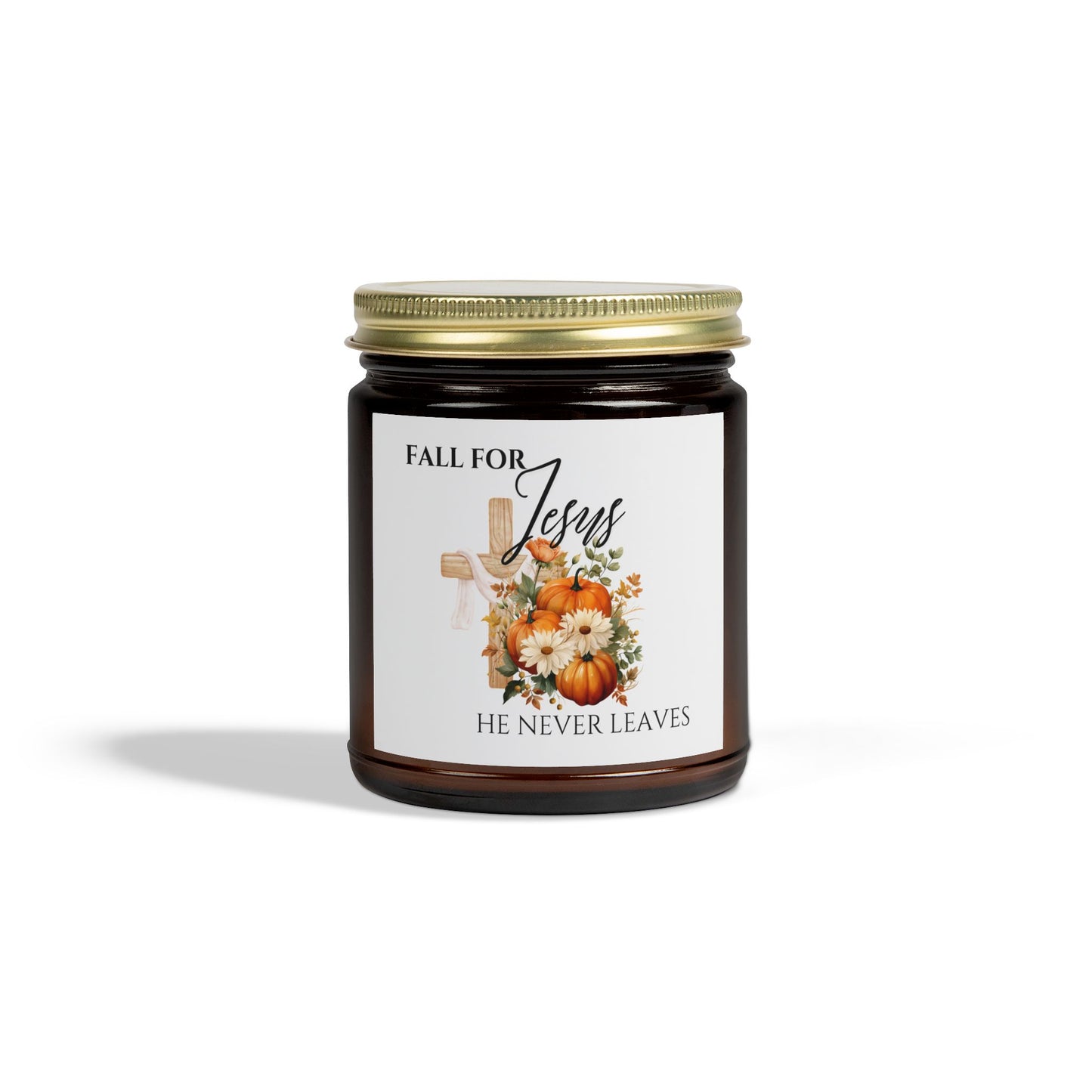 Fall for Jesus Scented Candles, Faith-Based Gifts, Joyful Home Decor, Bible Verse Candles, Christian Fall Decor