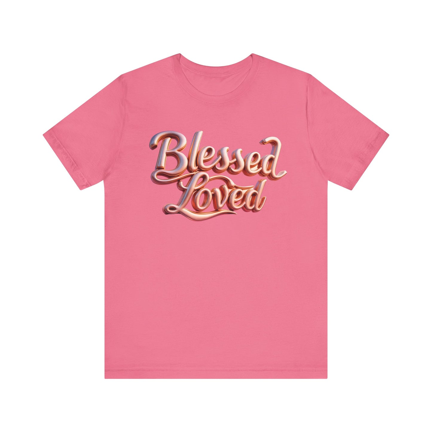 Unisex Jersey Short Sleeve Tee - Blessed Loved