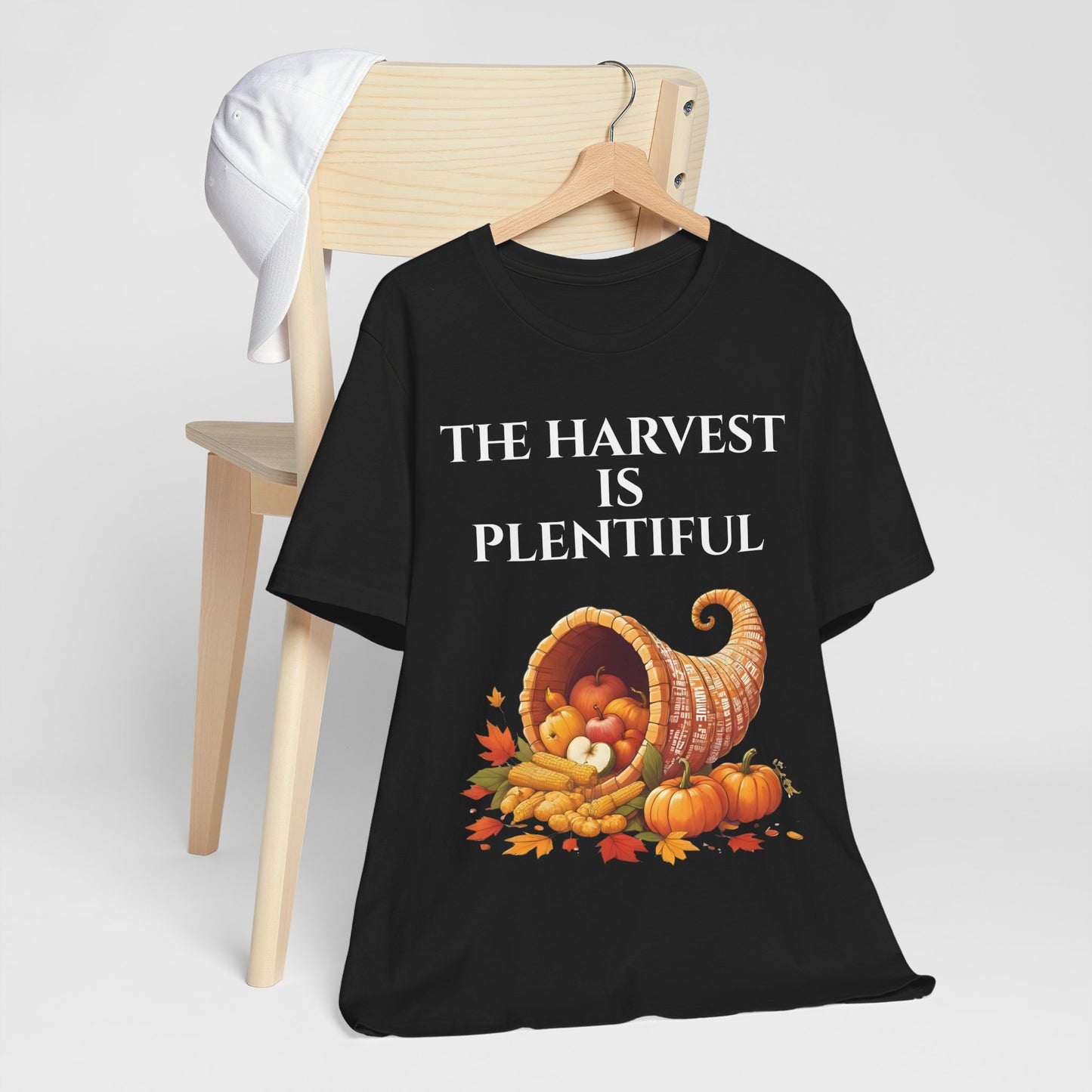 Harvest Plentiful Tee - Unisex Fall T-Shirt for Thanksgiving, Autumn Gatherings, Seasonal Celebrations, Cozy Outfits