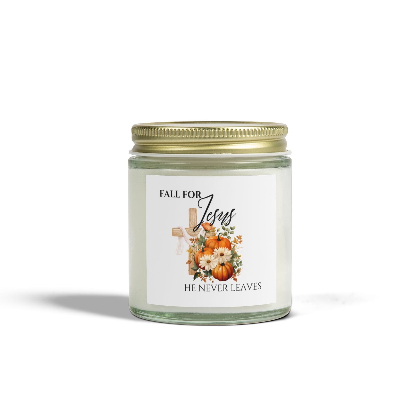 Fall for Jesus Scented Candles, Faith-Based Gifts, Joyful Home Decor, Bible Verse Candles, Christian Fall Decor