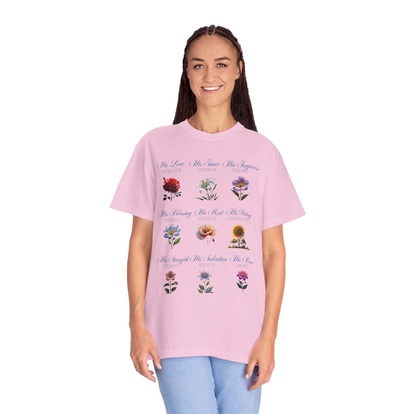 Floral Affirmation T-Shirt, Unisex Graphic Tee for Positive Vibes, Gift for Nature Lovers, Self-Care Fashion, Spring Celebration Wear