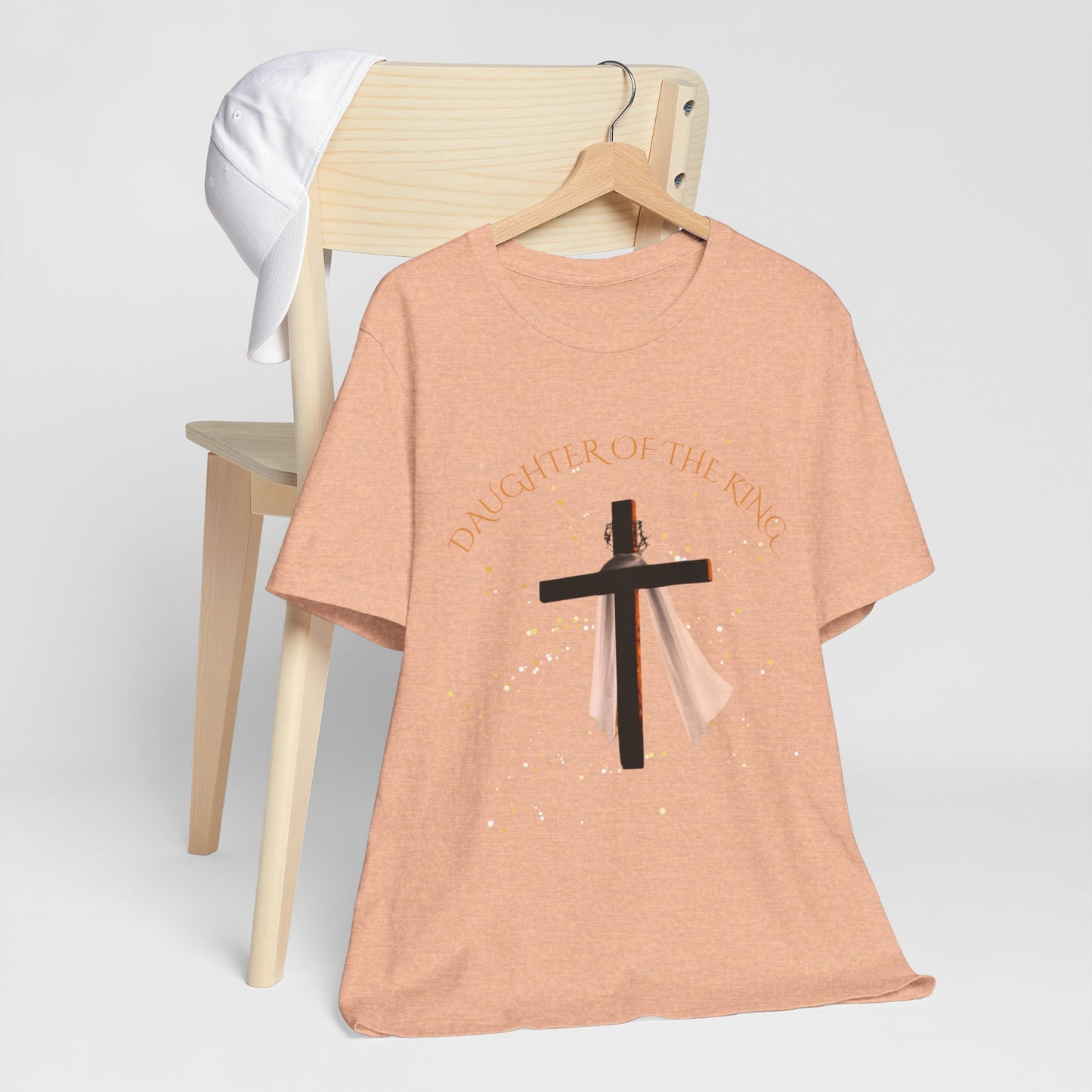 Christian Inspirational Tee, Daughters of the King Shirt, Faith-Based Apparel, Unisex Graphic Tee, Gift for Women