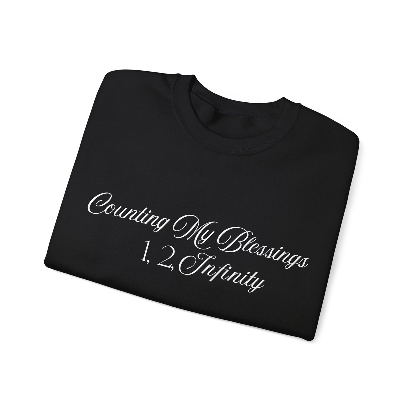 Counting My Blessings Sweatshirt, Cozy Unisex Crewneck, Inspirational Gift, Everyday Wear, Faith-Based Apparel, Perfect for Gratitude Days