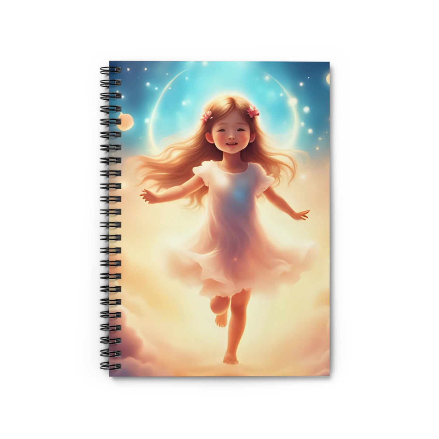Whimsical Dreamer Spiral Notebook - Ruled Line, Cute Journal, Stationery, Gift for Writers, Kids' Activity Book, Notepad for School