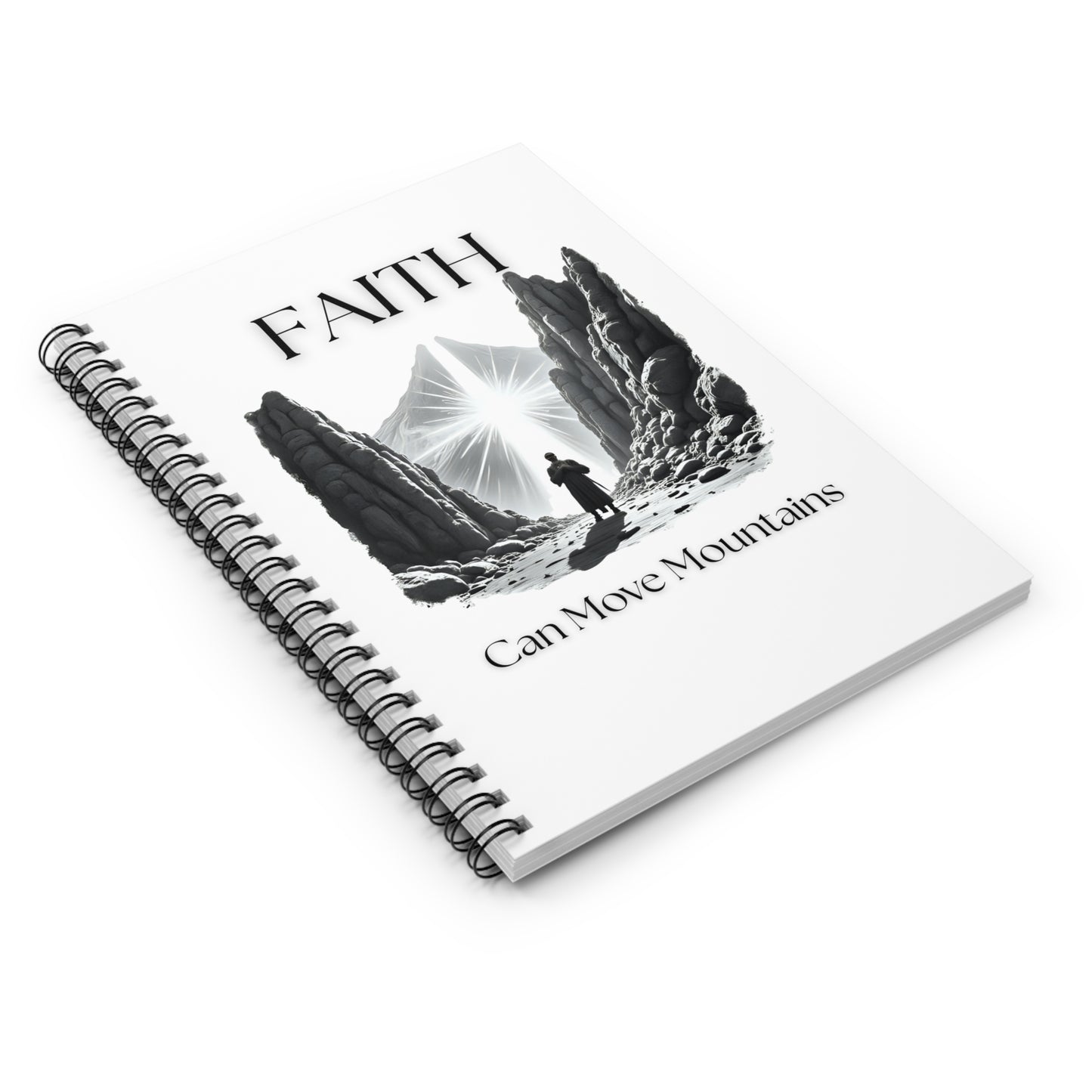 Faith-Inspired Spiral Notebook | Motivational Journal, Encouragement Gift, Office Supplies, School Supplies, Unique Stationery