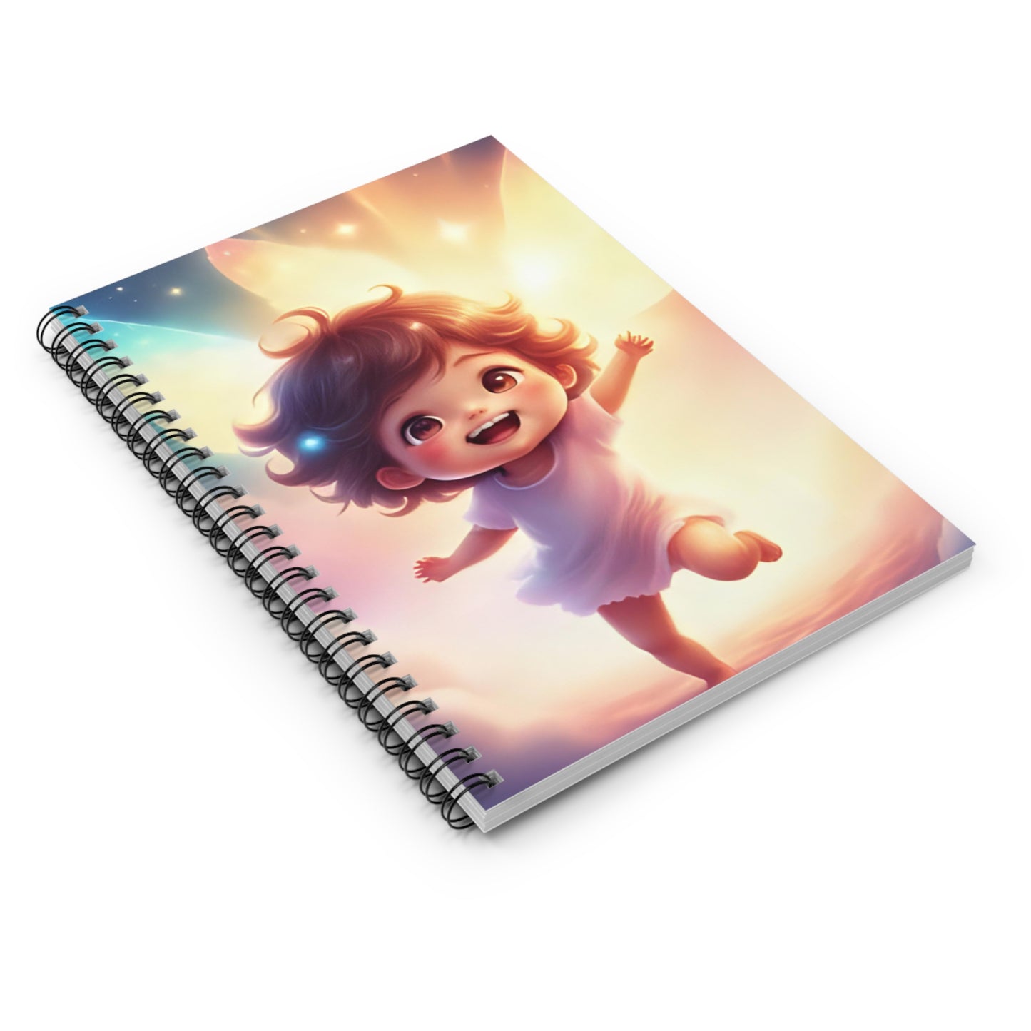 Whimsical Fairy Child Spiral Notebook - Perfect for Writing, Journaling, Gifts, School Supplies, Home Office