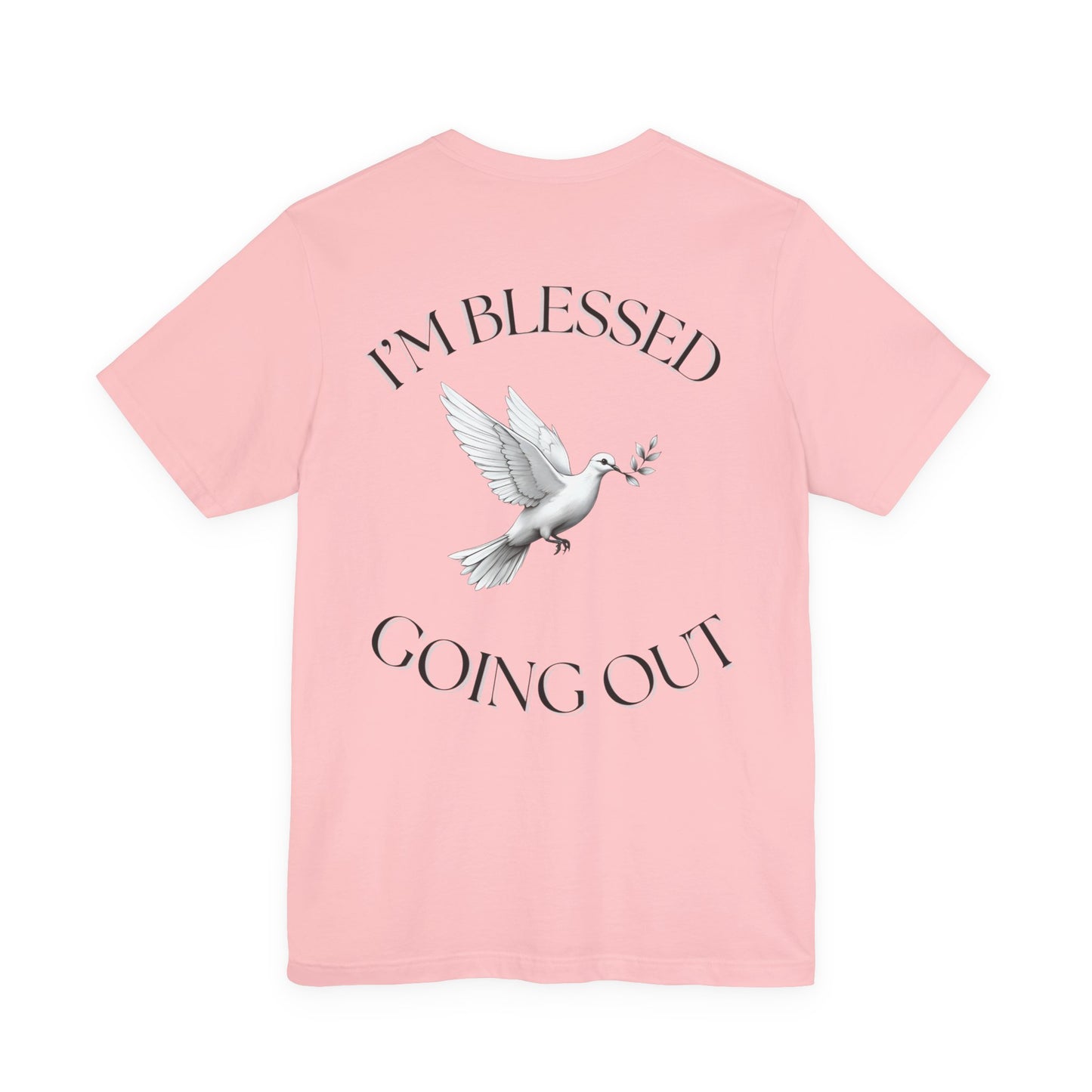 Blessed Message Unisex Tee, Spiritual Shirt, Faith-Based Apparel, Inspirational Gift, Everyday Comfort Wear