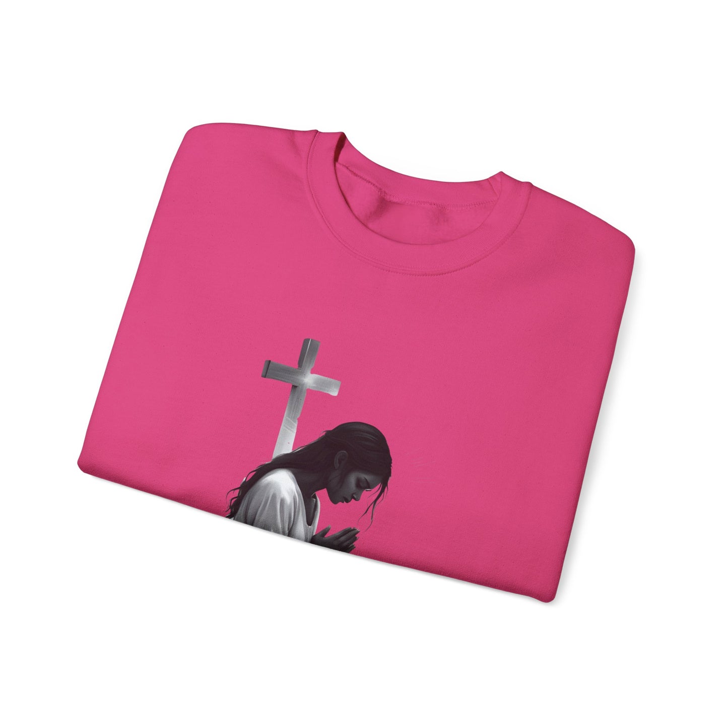 Prayer Warrior Crewneck Sweatshirt | Faith-Inspired Apparel, Inspirational Gift, Cozy Layer for Prayer, Unisex Sweatshirt