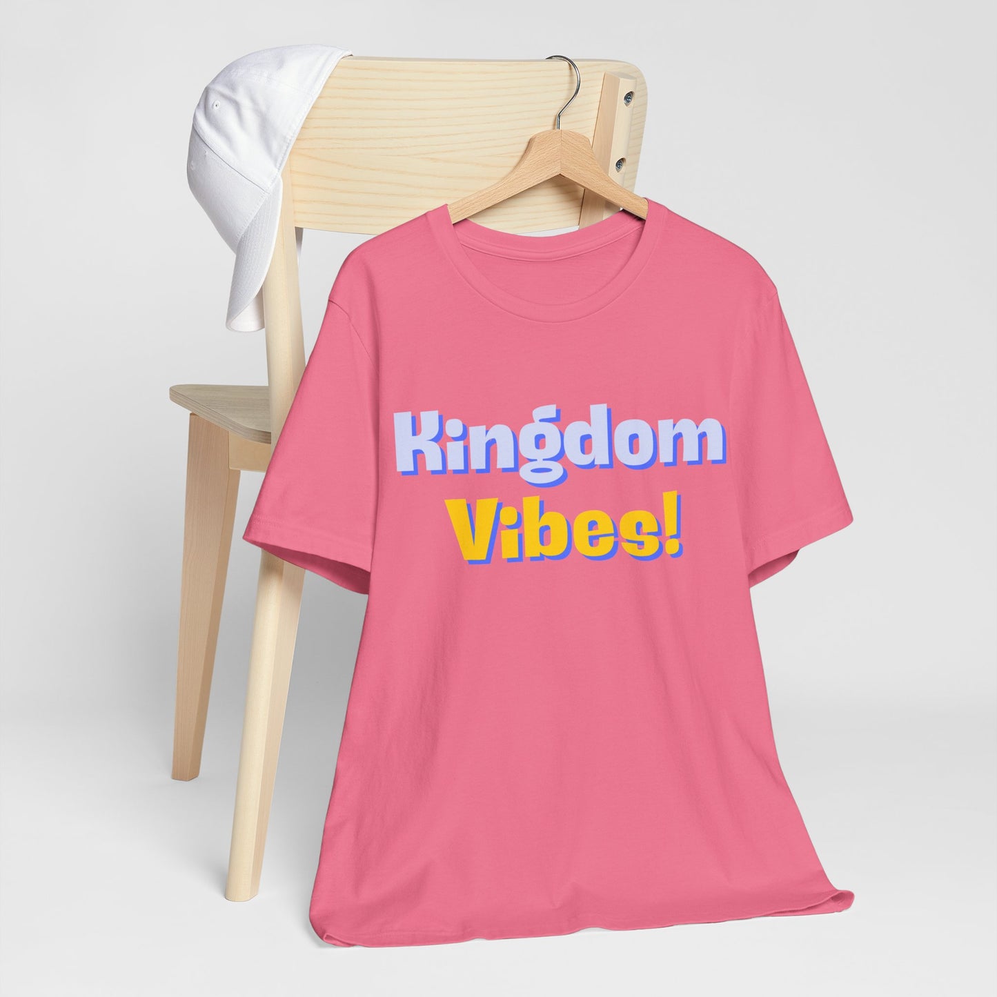 Kingdom Vibes Unisex Short Sleeve Tee | Casual Summer Shirt, Gift for Friends, Streetwear Fashion, Festival Outfit, Birthday Gift