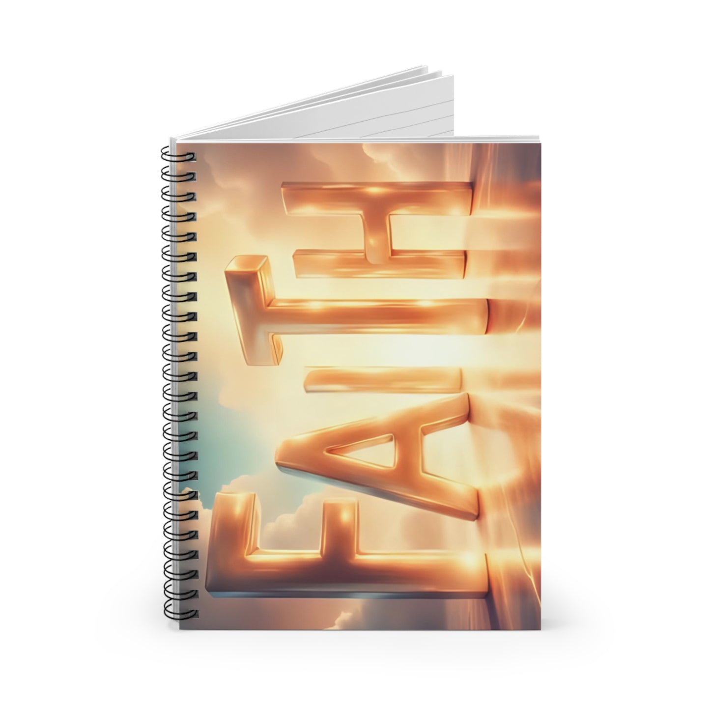 Inspirational Spiral Notebook - Ruled Line, Faith Journal, Motivational Office Supplies, Spiritual Gift, Affirmation Notebook