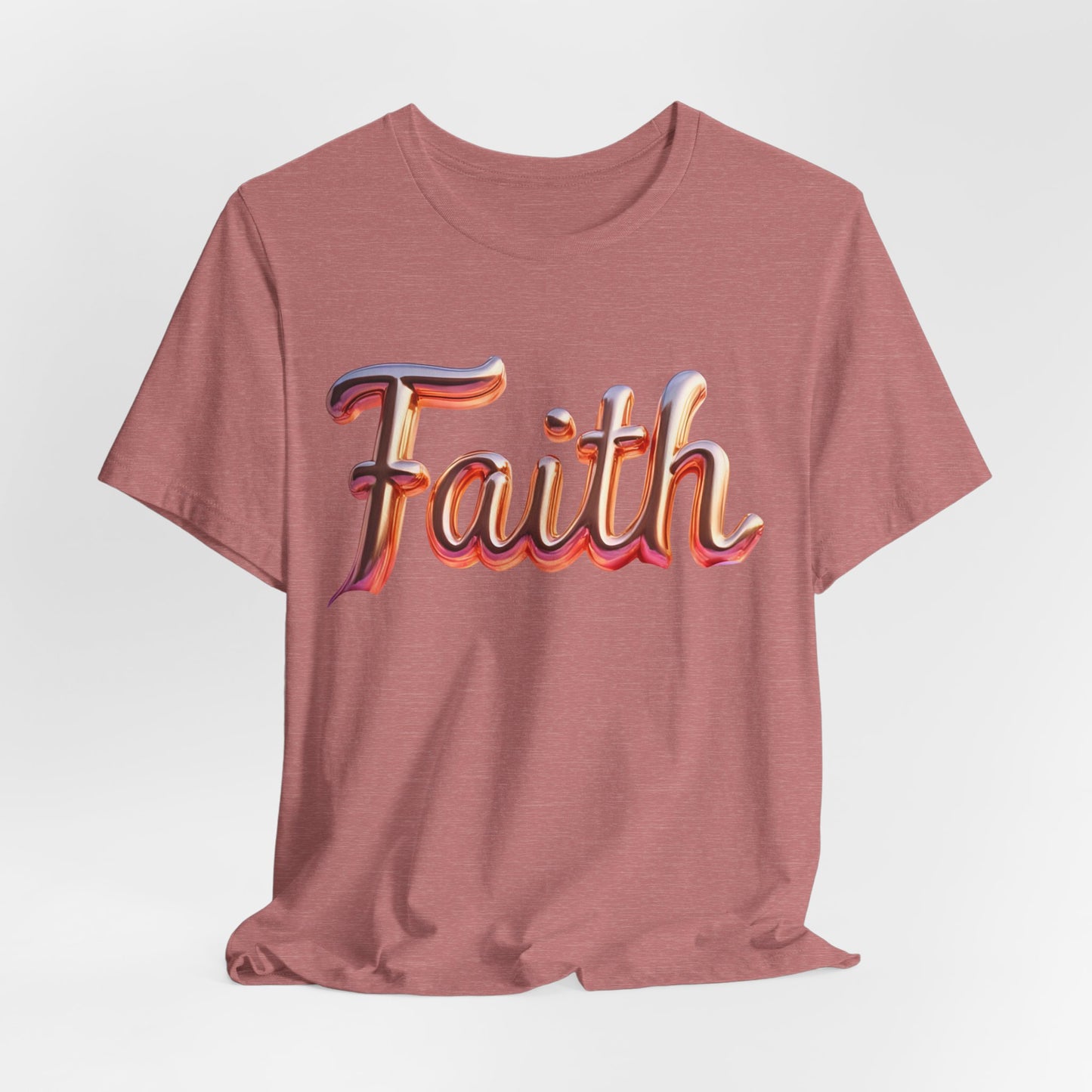 Faith-Inspired Unisex Jersey Tee, Inspirational T-Shirt, Gift for Believers, Casual Faith Shirt, Everyday Motivation Top, Spiritual Wear