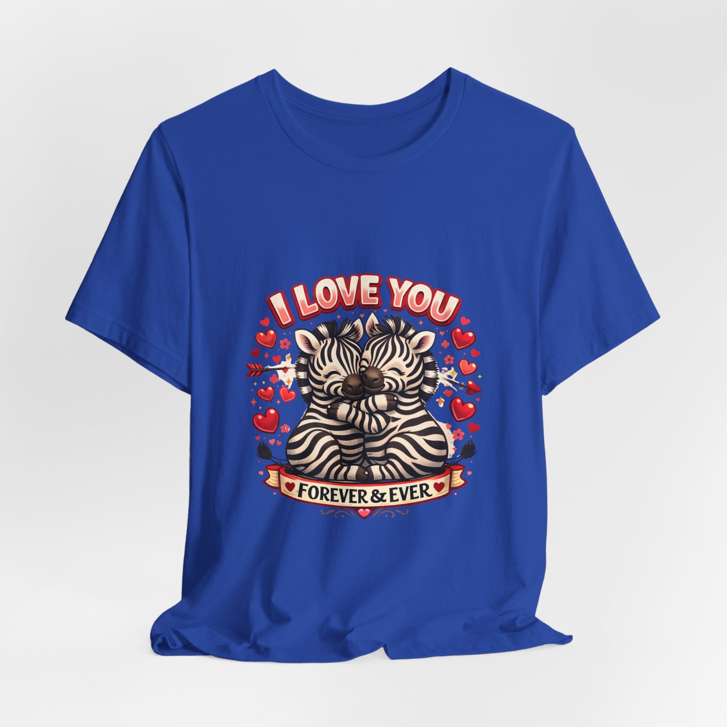 I Love You Forever & Ever Cat T‑Shirt — Cute Valentine’s Day Tee