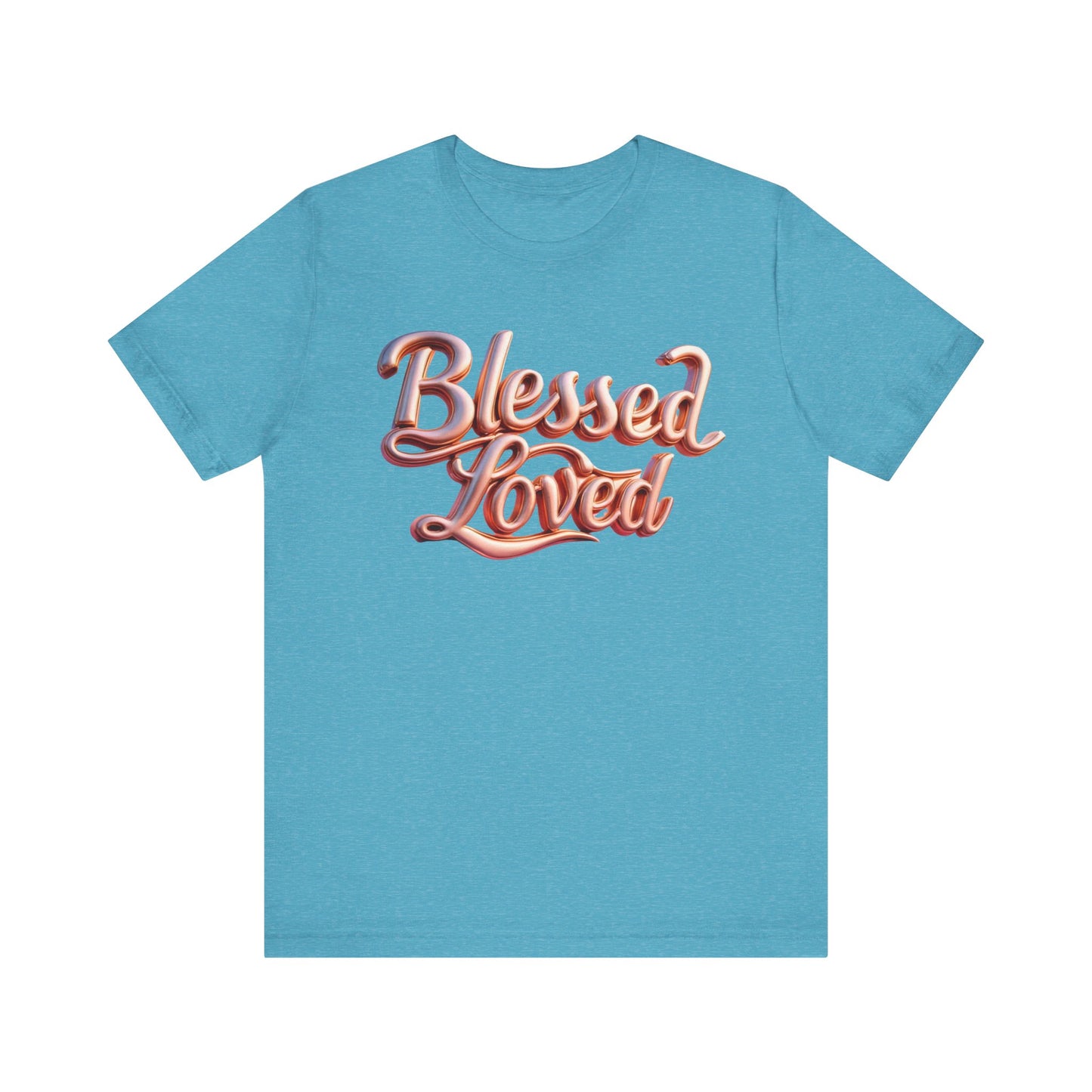 Unisex Jersey Short Sleeve Tee - Blessed Loved