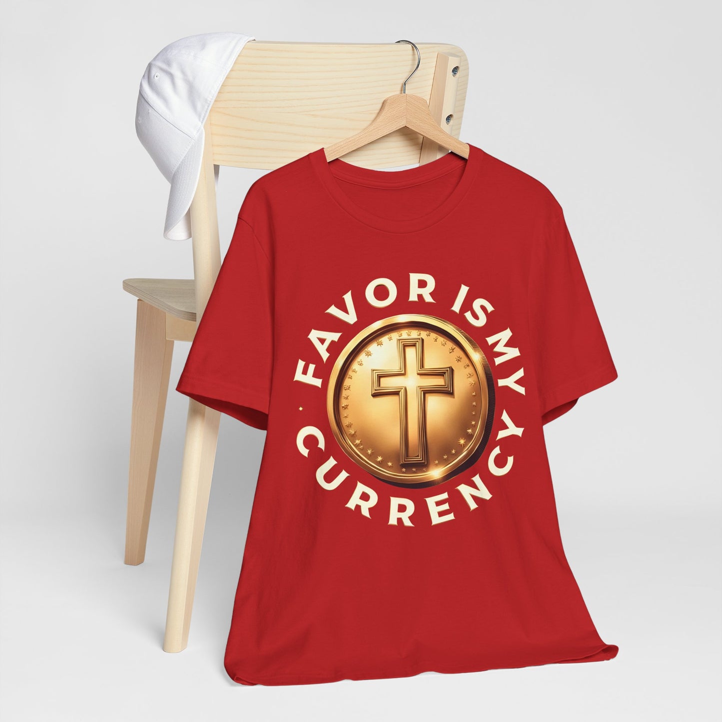Favor is My Currency Tee - Unisex Jersey Short Sleeve T-Shirt, Christian Apparel, Faith-Based Gift, Inspirational Wear, Casual Style