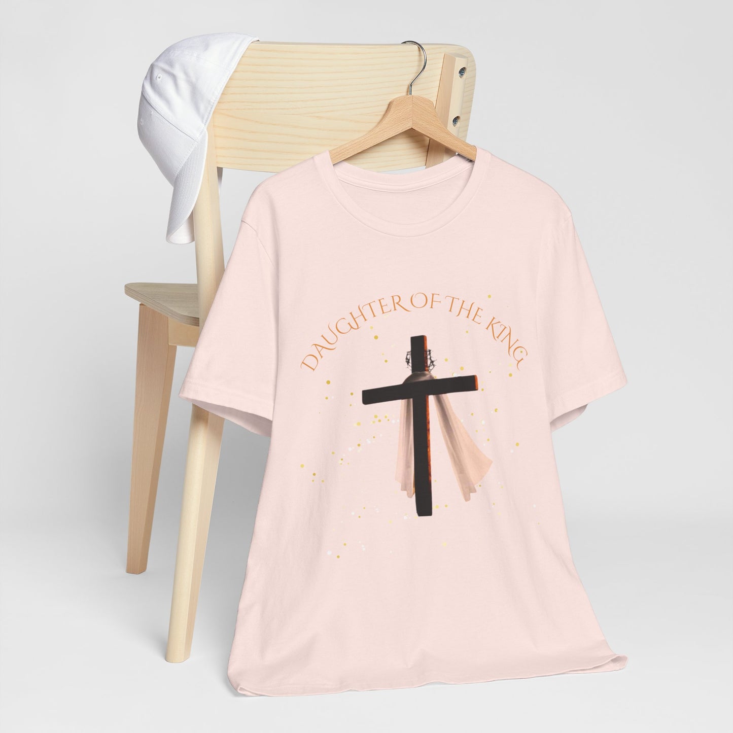 Christian Inspirational Tee, Daughters of the King Shirt, Faith-Based Apparel, Unisex Graphic Tee, Gift for Women