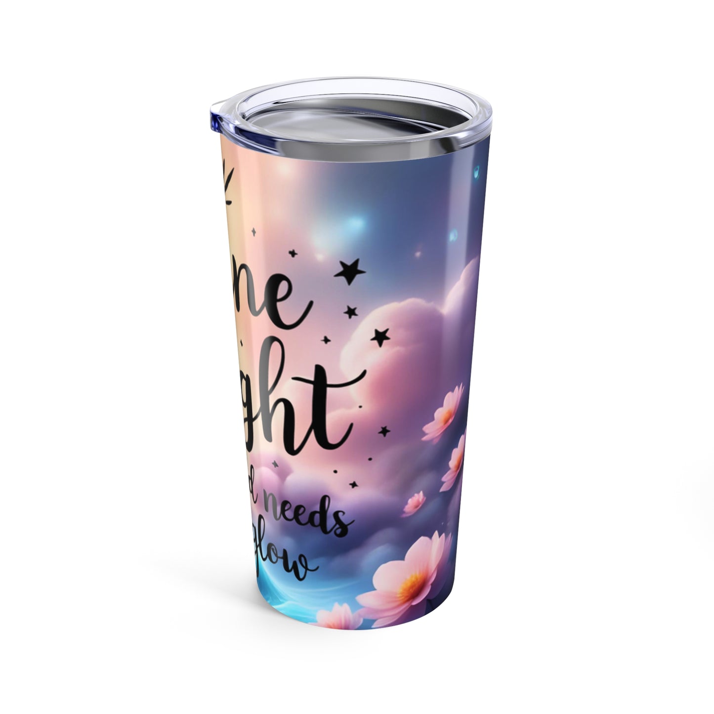 Inspirational Floral Tumbler | Travel Mug, Motivational Drinkware, Gifts for Women, Summer Vibes, Eco-Friendly Cup