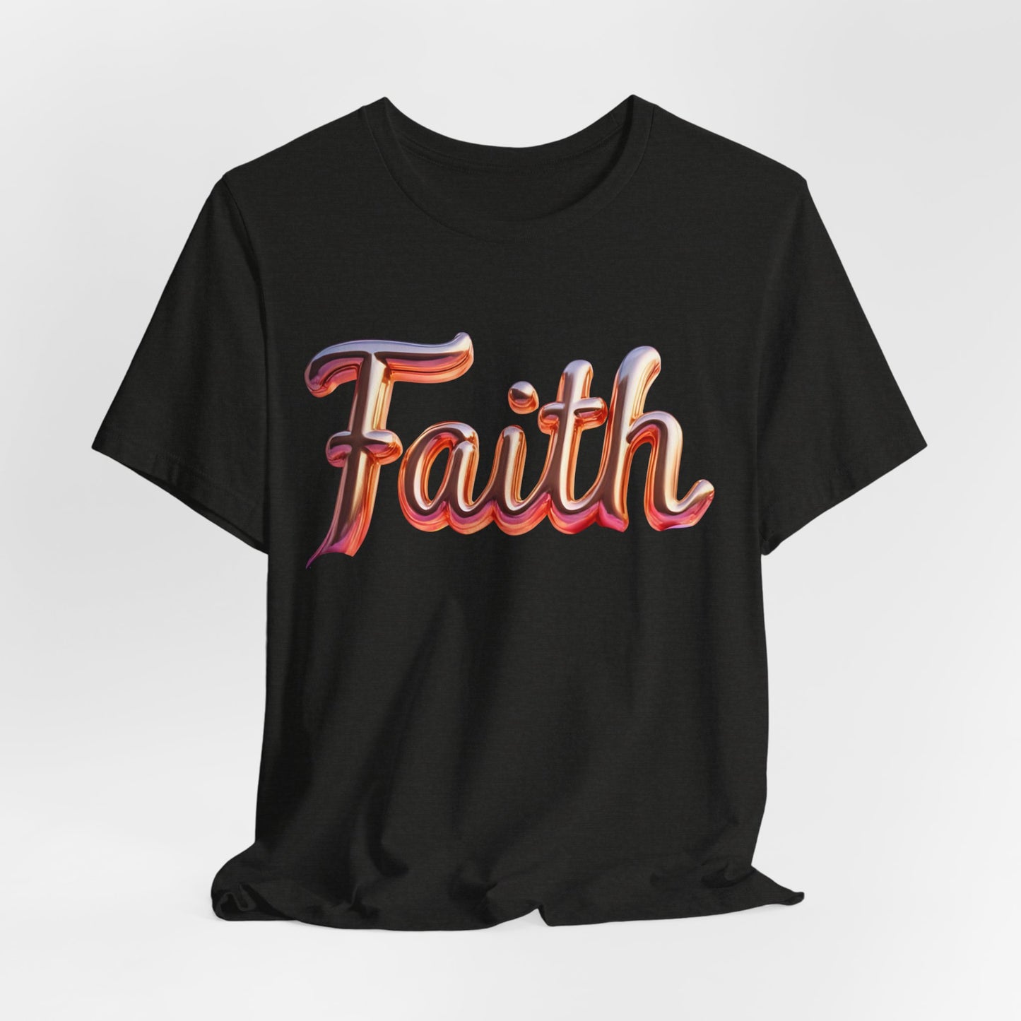 Faith-Inspired Unisex Jersey Tee, Inspirational T-Shirt, Gift for Believers, Casual Faith Shirt, Everyday Motivation Top, Spiritual Wear