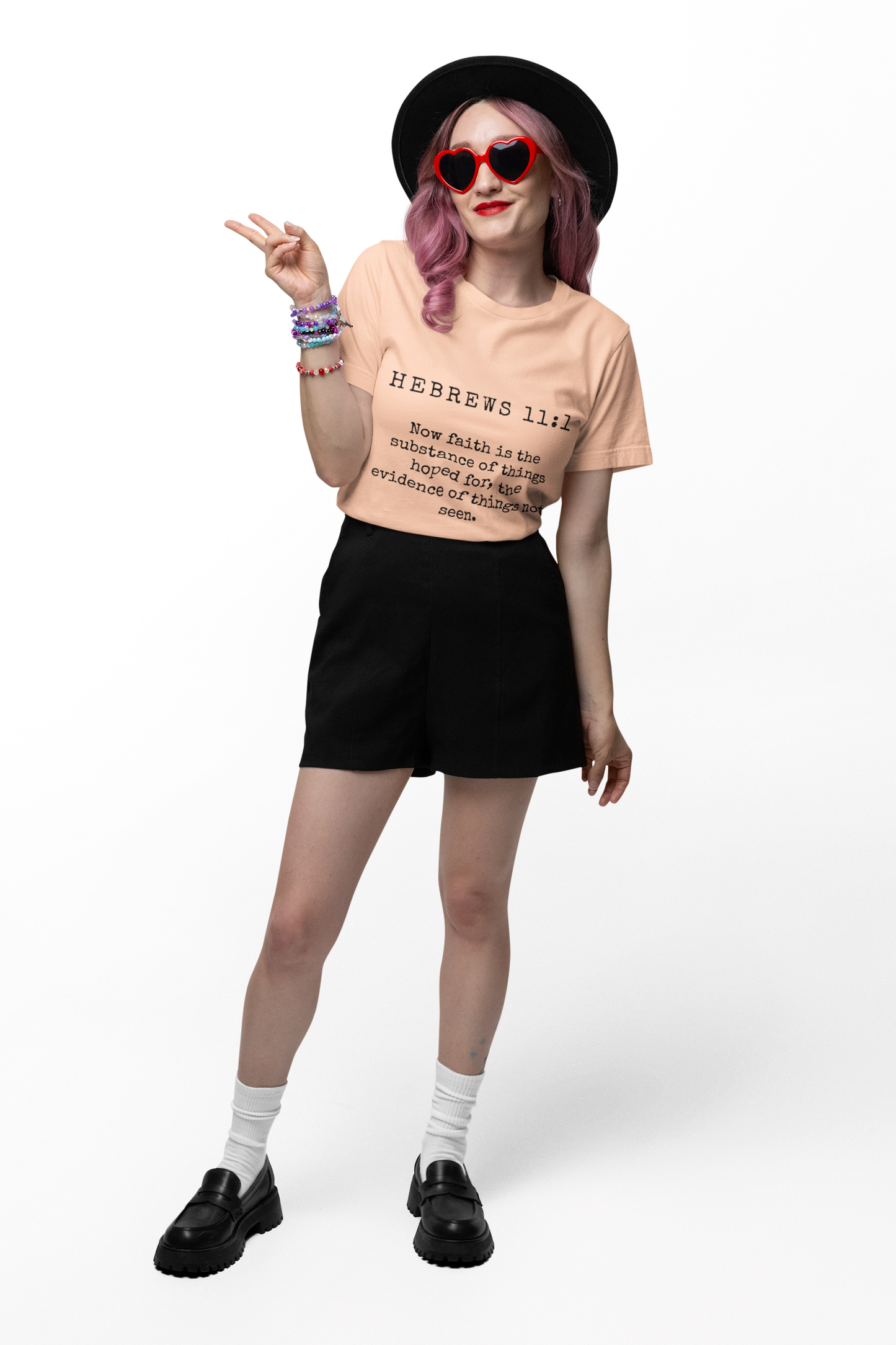 Faith-Inspired Unisex T-shirt - Hebrews 11:1, Gift for Believers, Religious Apparel, Inspirational Top, Cozy Casual Wear