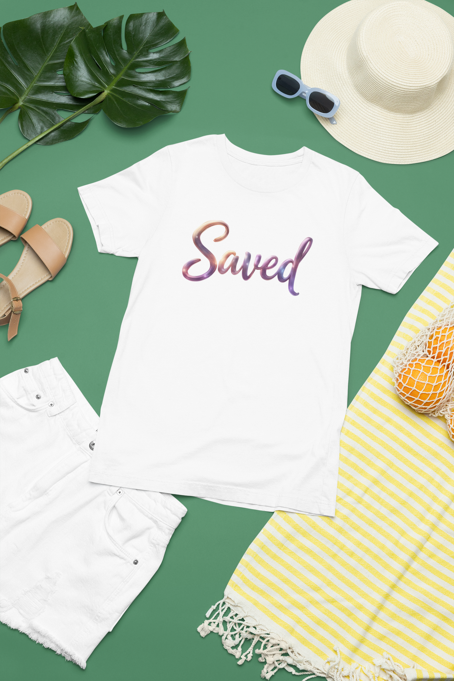 Saved Unisex Jersey Short Sleeve Tee, Inspirational T-Shirt, Christian Apparel, Casual Wear, Faith-Based Gift, Everyday Comfort