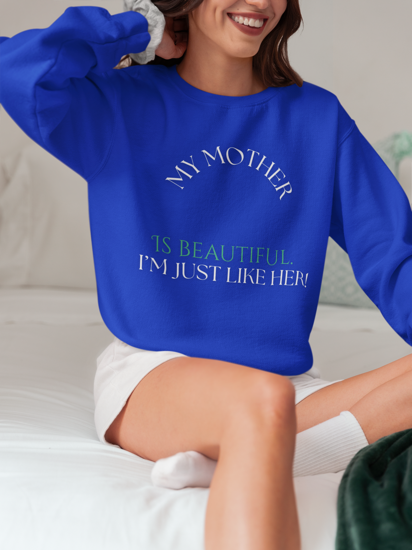 Mother's Day Sweatshirt, Unisex Crewneck, Gift for Mom, Inspirational Apparel, Family Celebrations, Warmth and Love
