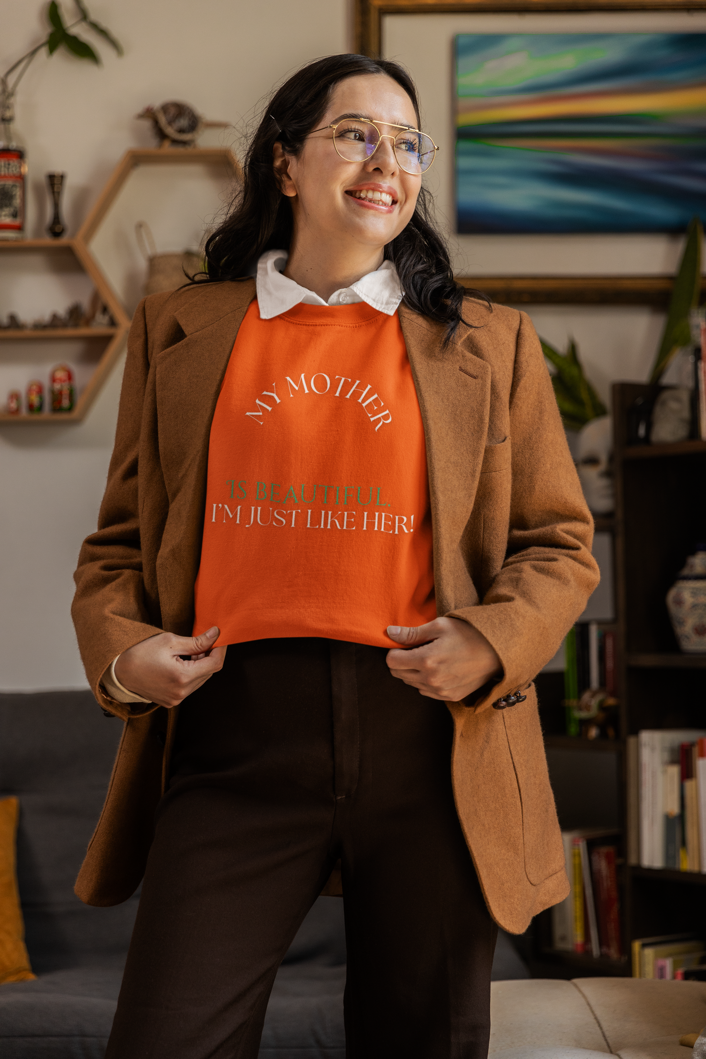 Mother's Day Sweatshirt, Unisex Crewneck, Gift for Mom, Inspirational Apparel, Family Celebrations, Warmth and Love