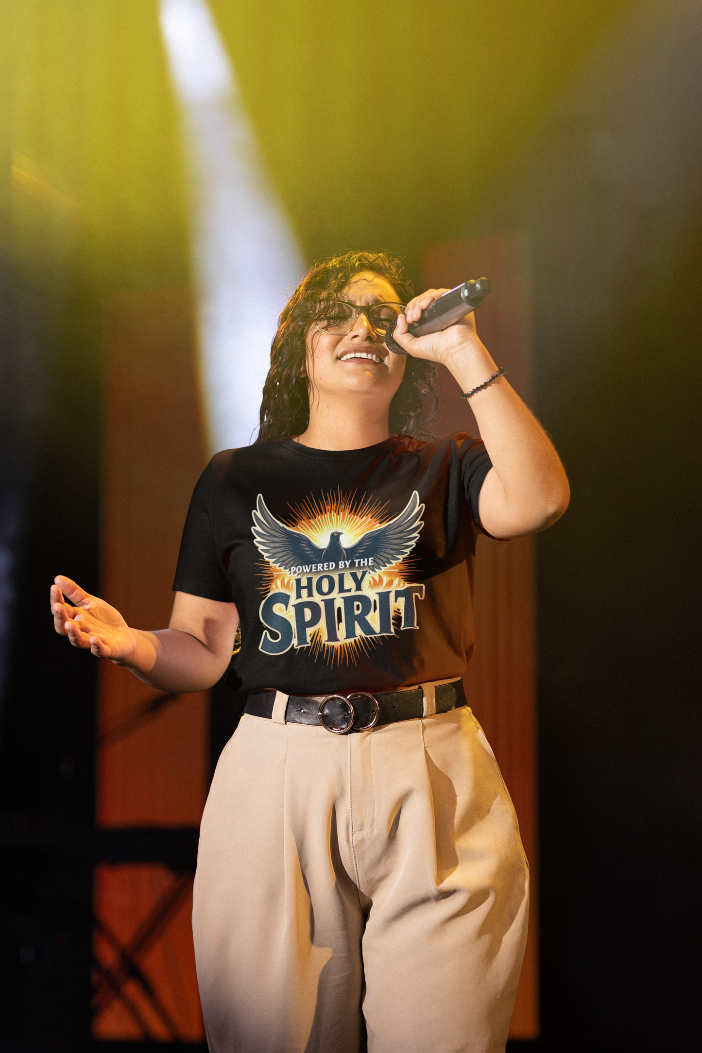 Holy Spirit Inspired Unisex Tee, Spiritual T-shirt, Faith-Based Apparel, Perfect for Church and Gifts, Casual Wear