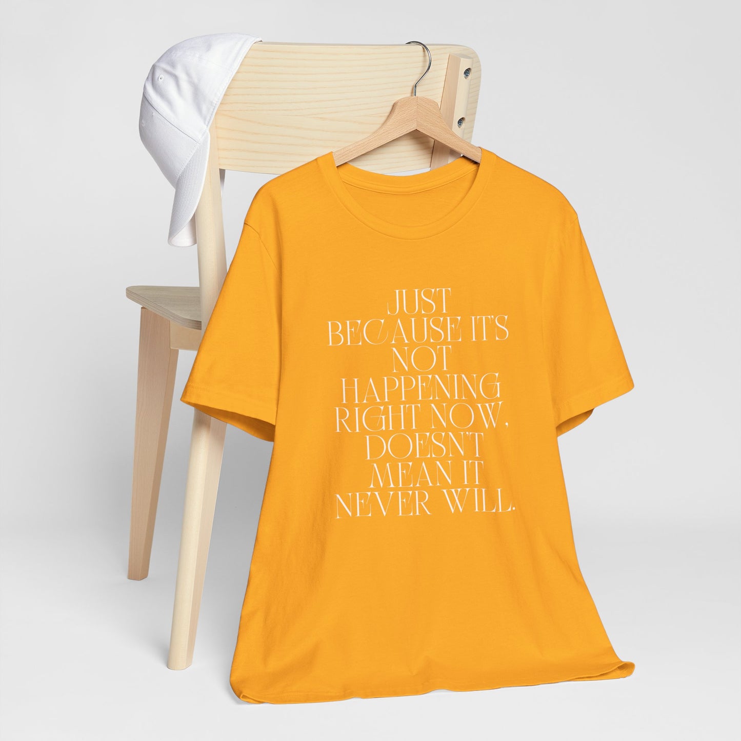 Inspiration Quote Tee: Unisex Jersey Short Sleeve, Motivational T-Shirt, Casual Wear, Gift for Dreamers, Everyday Comfort