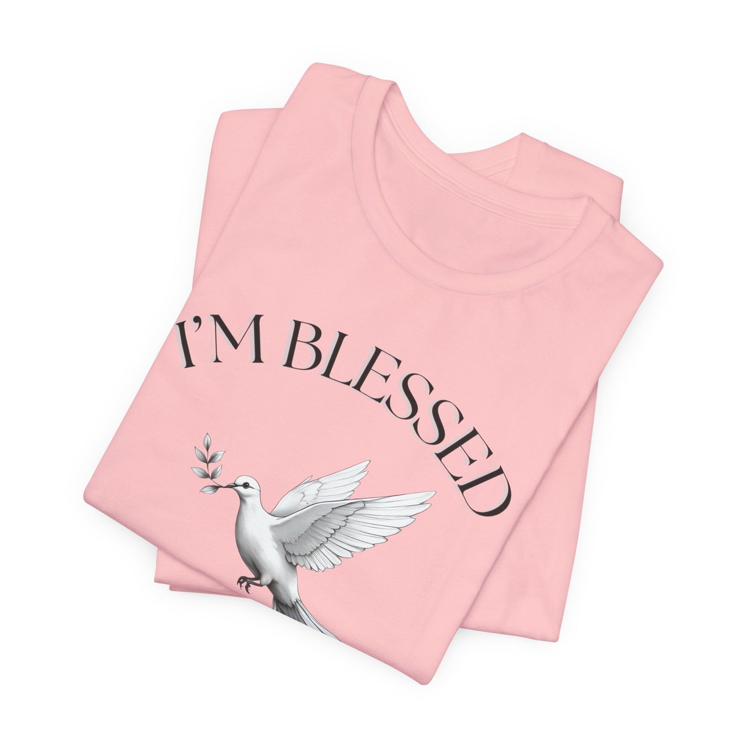 Blessed Message Unisex Tee, Spiritual Shirt, Faith-Based Apparel, Inspirational Gift, Everyday Comfort Wear