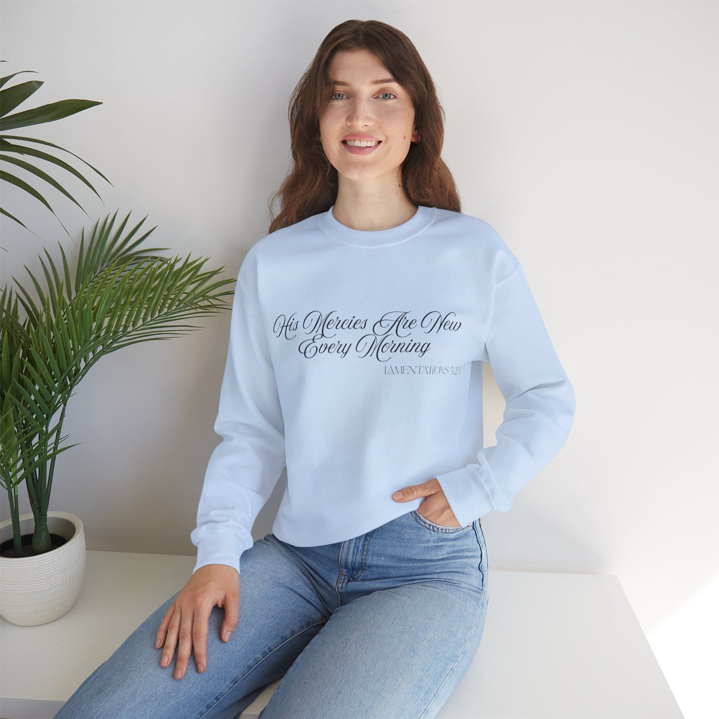 Inspirational Crewneck Sweatshirt, Cozy Gift, Motivational Attire, Relaxed Style, Unisex Fashion, Everyday Comfort