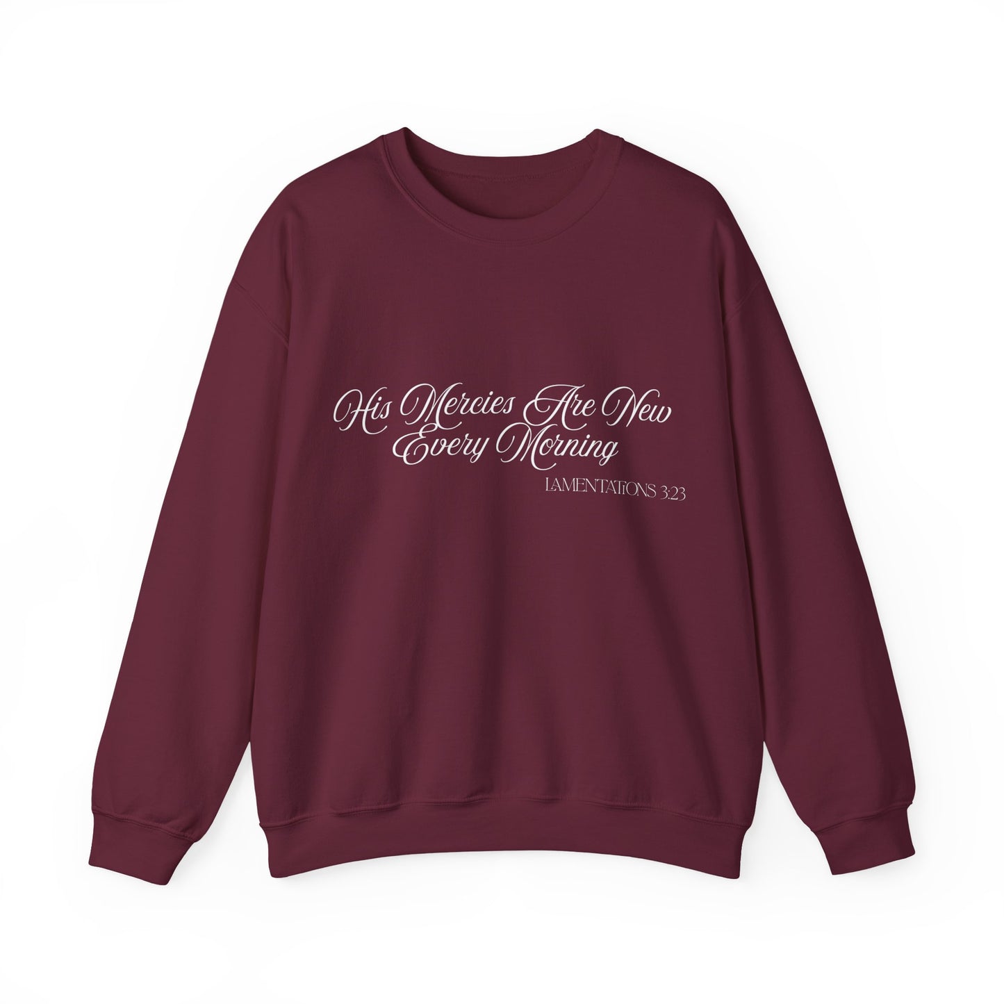 Inspirational Crewneck Sweatshirt, Cozy Faith Sweatshirt, Casual Church Apparel, Morning Motivation, Gift for Believers