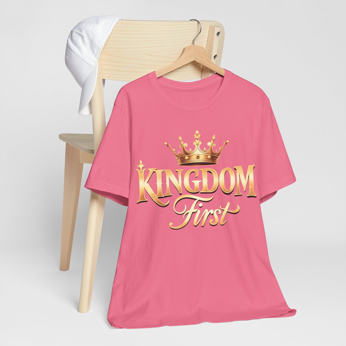 Kingdom First T-Shirt - Unisex Jersey Tee, Perfect for Royalty Lovers, Casual Outings, Birthdays, Motivational Gifts, Everyday Wear