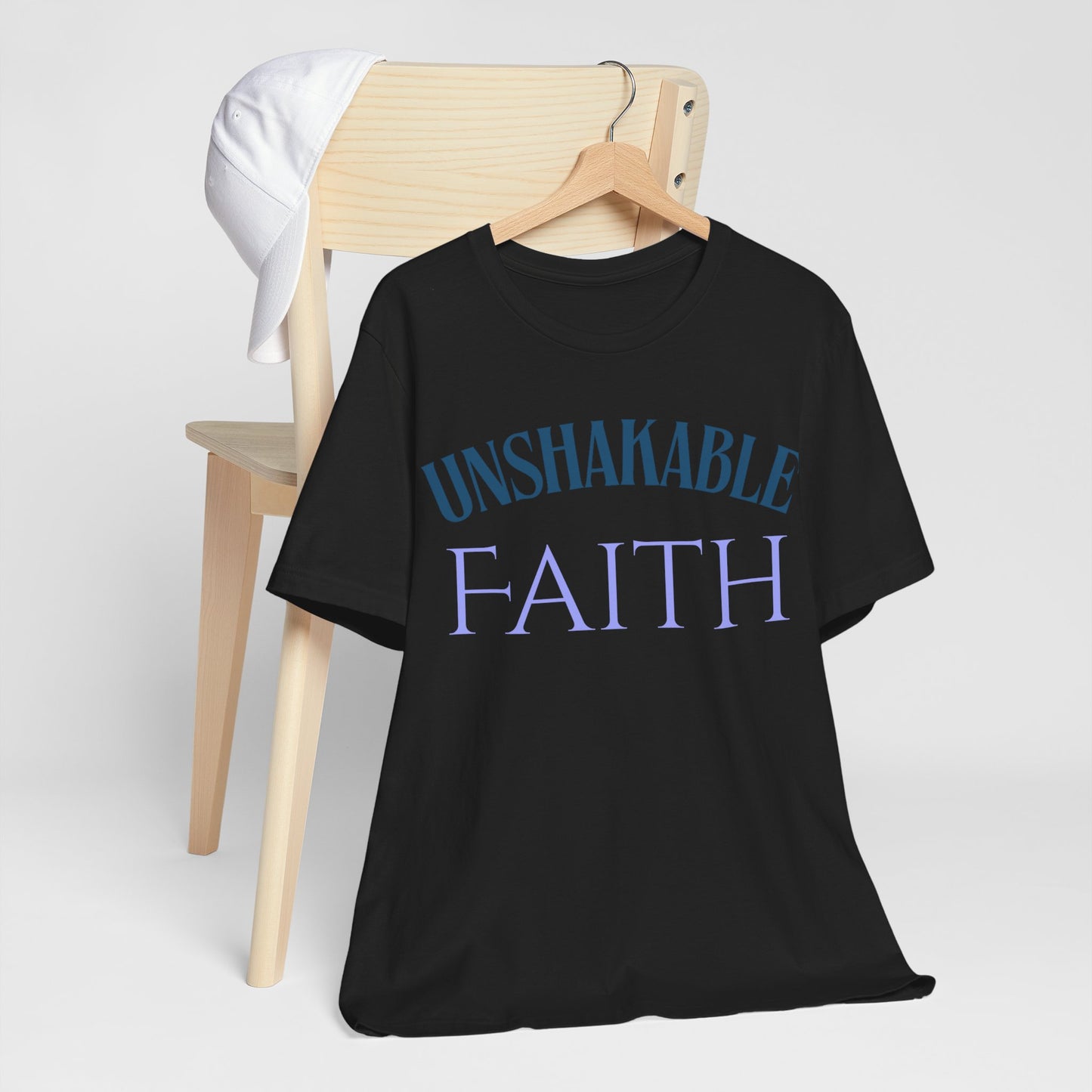 Unisex Faith Tee | Unshakable Faith Shirt, Inspirational Quote T-Shirt, Religious Gift, Christian Apparel, Everyday Wear