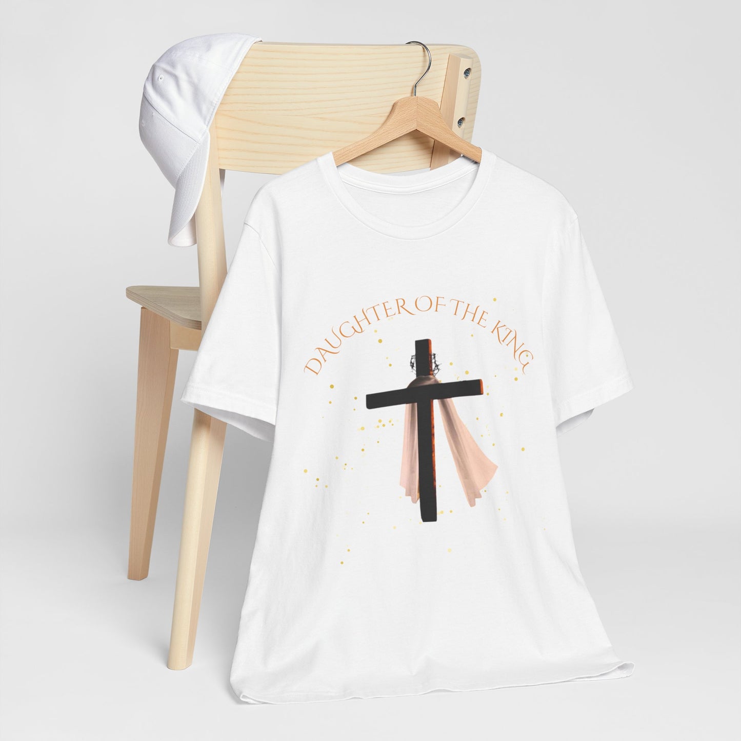 Christian Inspirational Tee, Daughters of the King Shirt, Faith-Based Apparel, Unisex Graphic Tee, Gift for Women