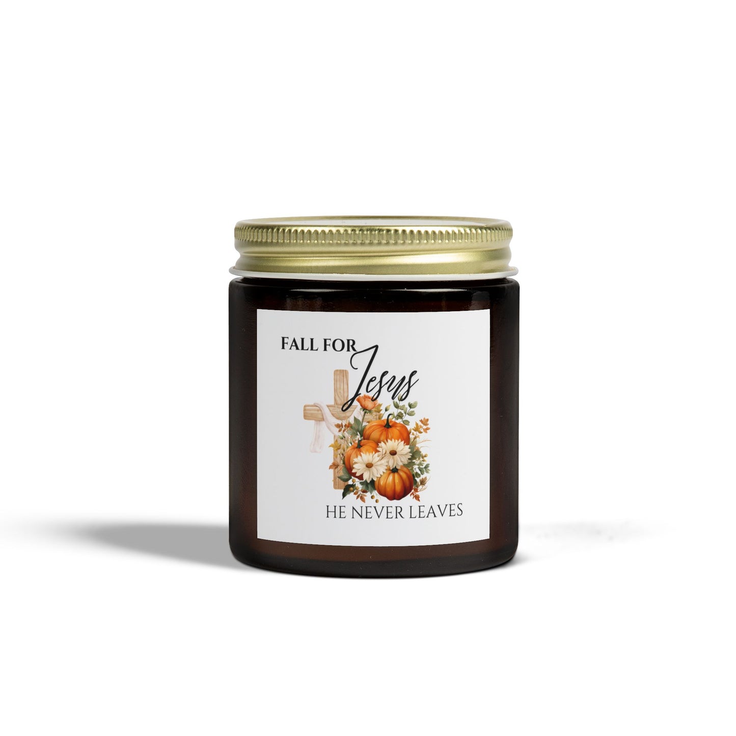 Fall for Jesus Scented Candles, Faith-Based Gifts, Joyful Home Decor, Bible Verse Candles, Christian Fall Decor