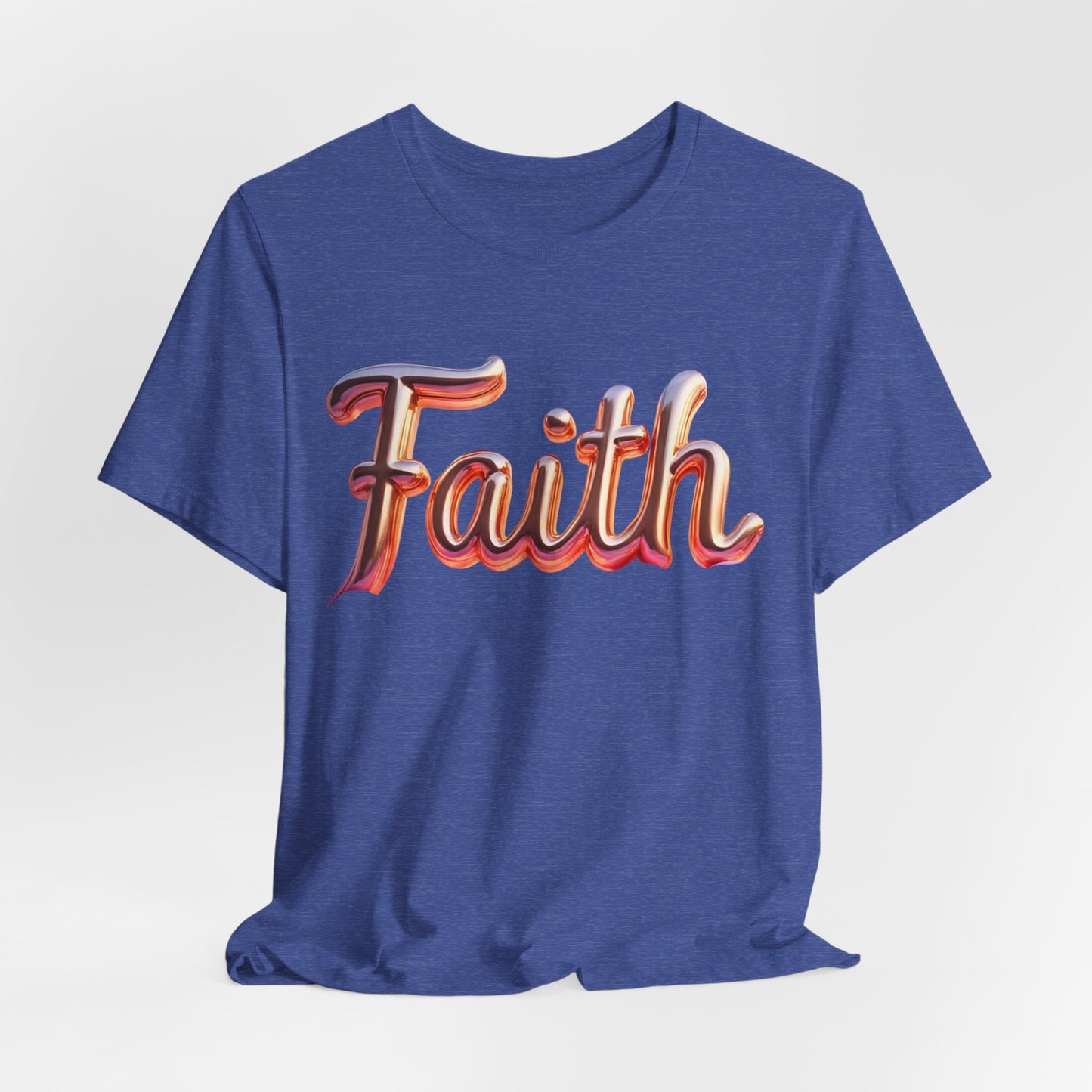 Faith-Inspired Unisex Jersey Tee, Inspirational T-Shirt, Gift for Believers, Casual Faith Shirt, Everyday Motivation Top, Spiritual Wear
