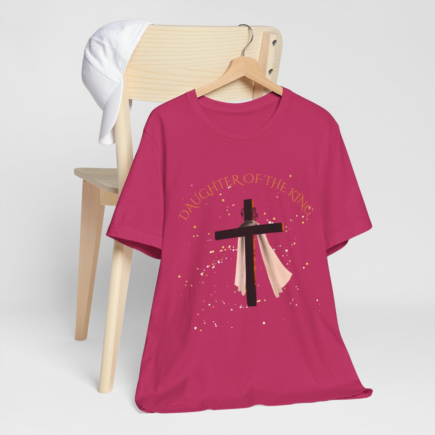 Christian Inspirational Tee, Daughters of the King Shirt, Faith-Based Apparel, Unisex Graphic Tee, Gift for Women