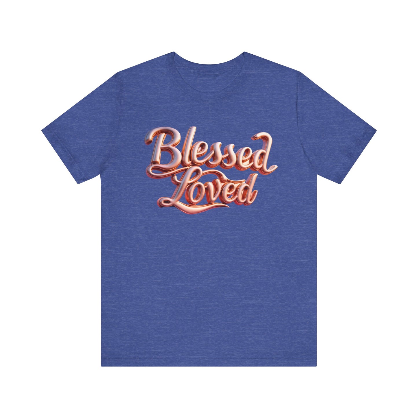 Unisex Jersey Short Sleeve Tee - Blessed Loved