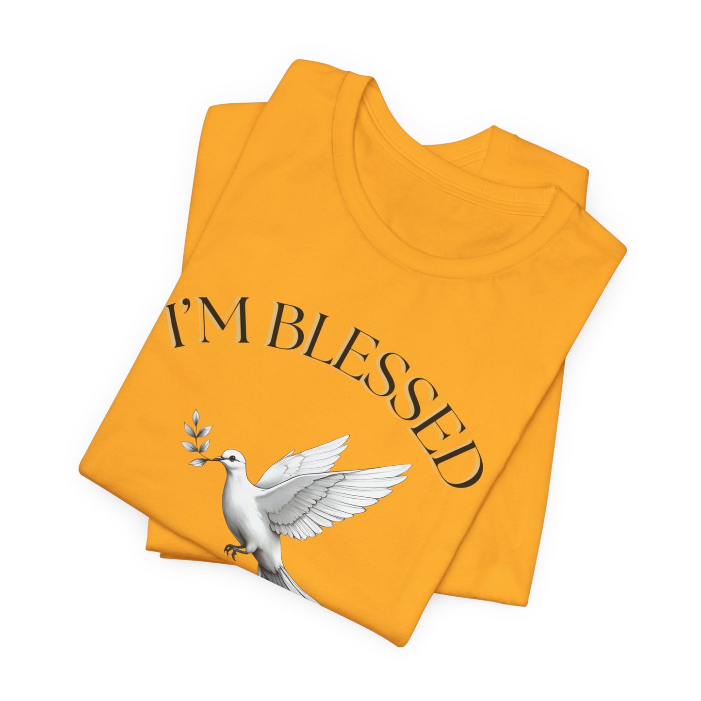 Blessed Message Unisex Tee, Spiritual Shirt, Faith-Based Apparel, Inspirational Gift, Everyday Comfort Wear