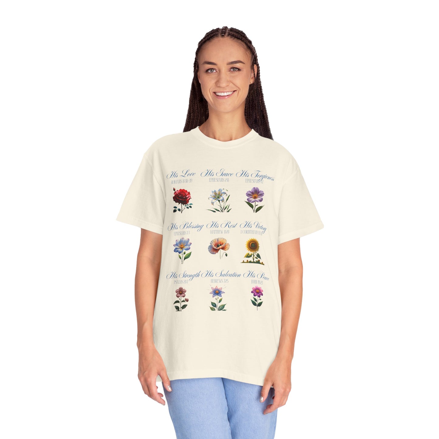 Floral Affirmation T-Shirt, Unisex Graphic Tee for Positive Vibes, Gift for Nature Lovers, Self-Care Fashion, Spring Celebration Wear