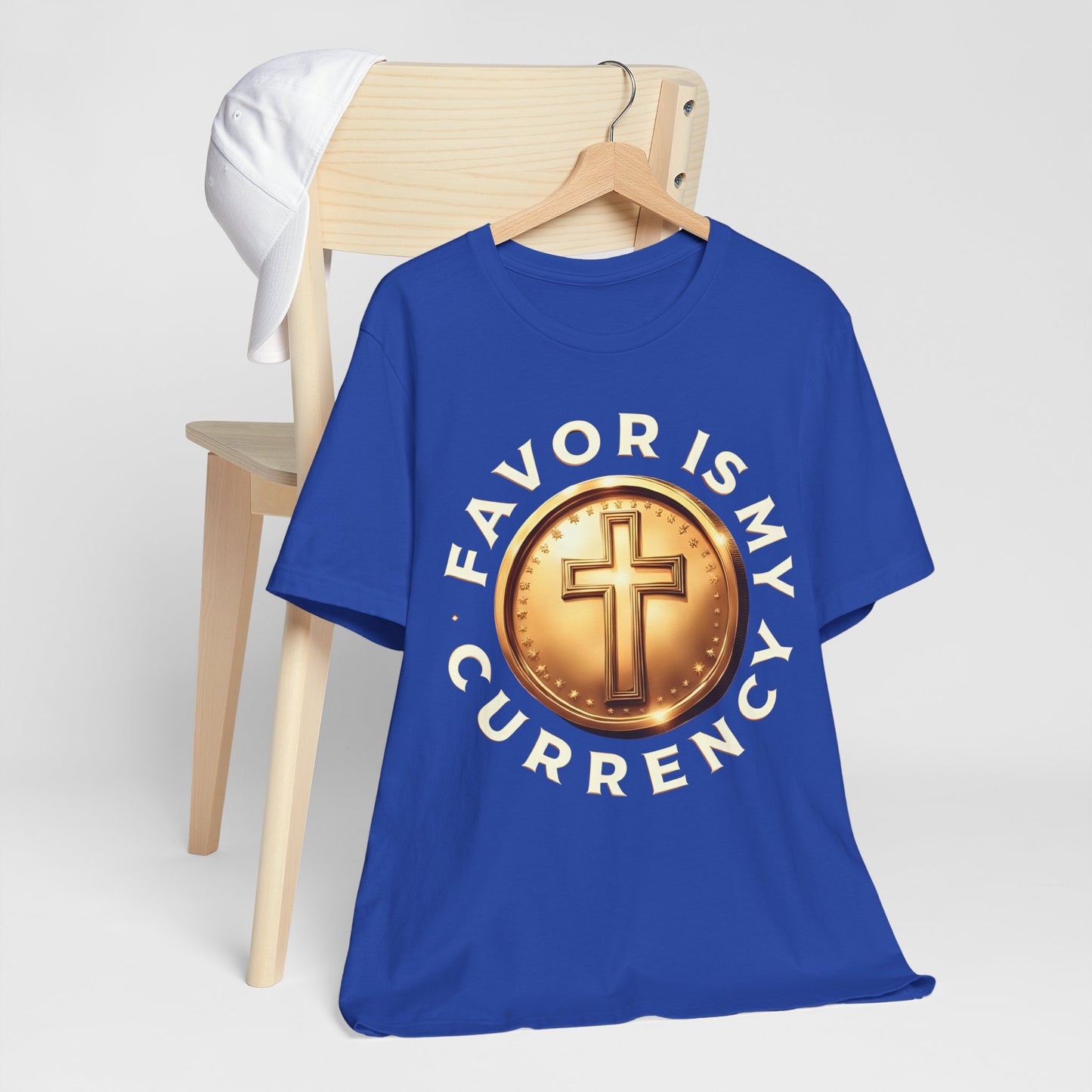 Favor is My Currency Tee - Unisex Jersey Short Sleeve T-Shirt, Christian Apparel, Faith-Based Gift, Inspirational Wear, Casual Style