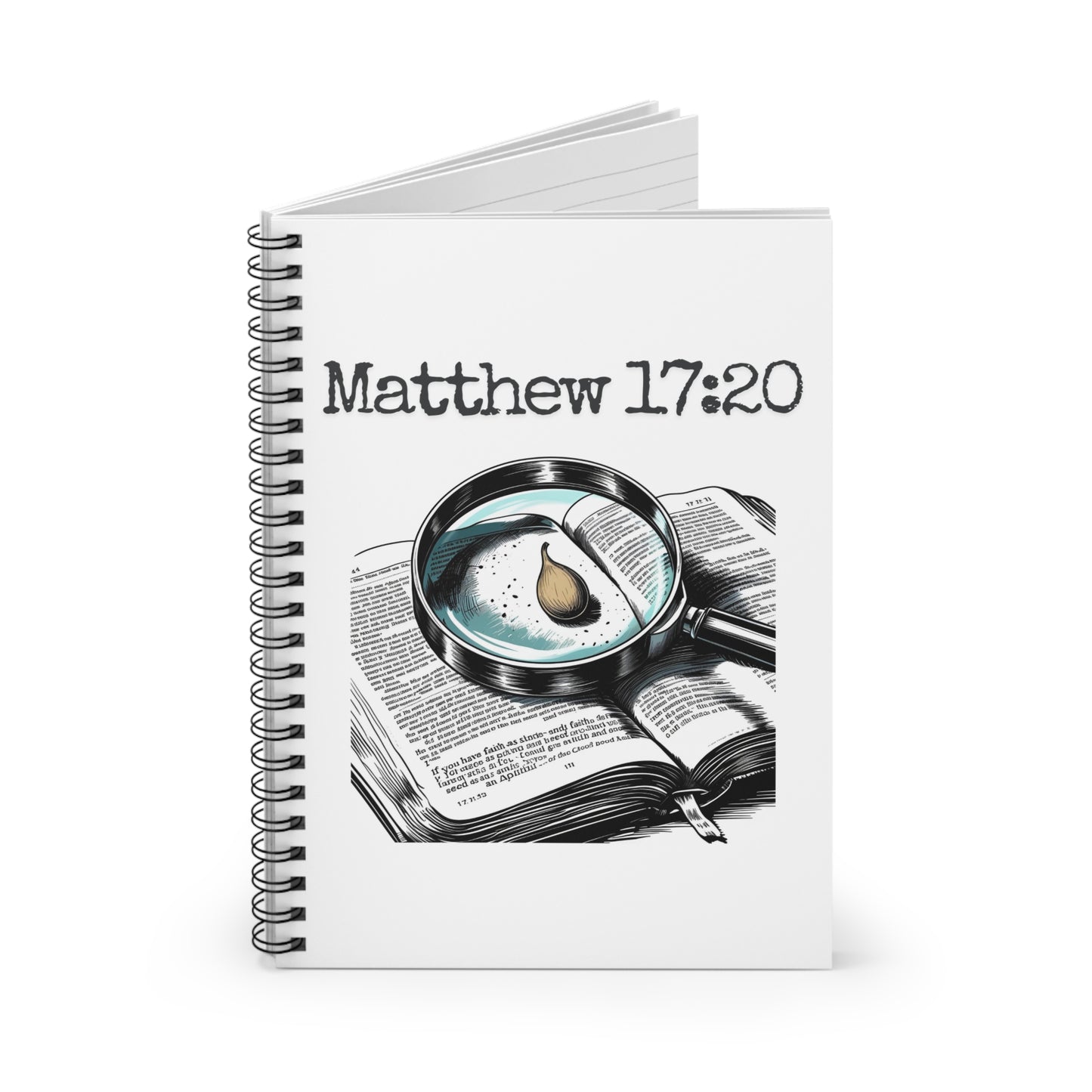 Inspirational Spiral Notebook - Faith, Prayer, Bible Study, Journaling, Christian Gifts